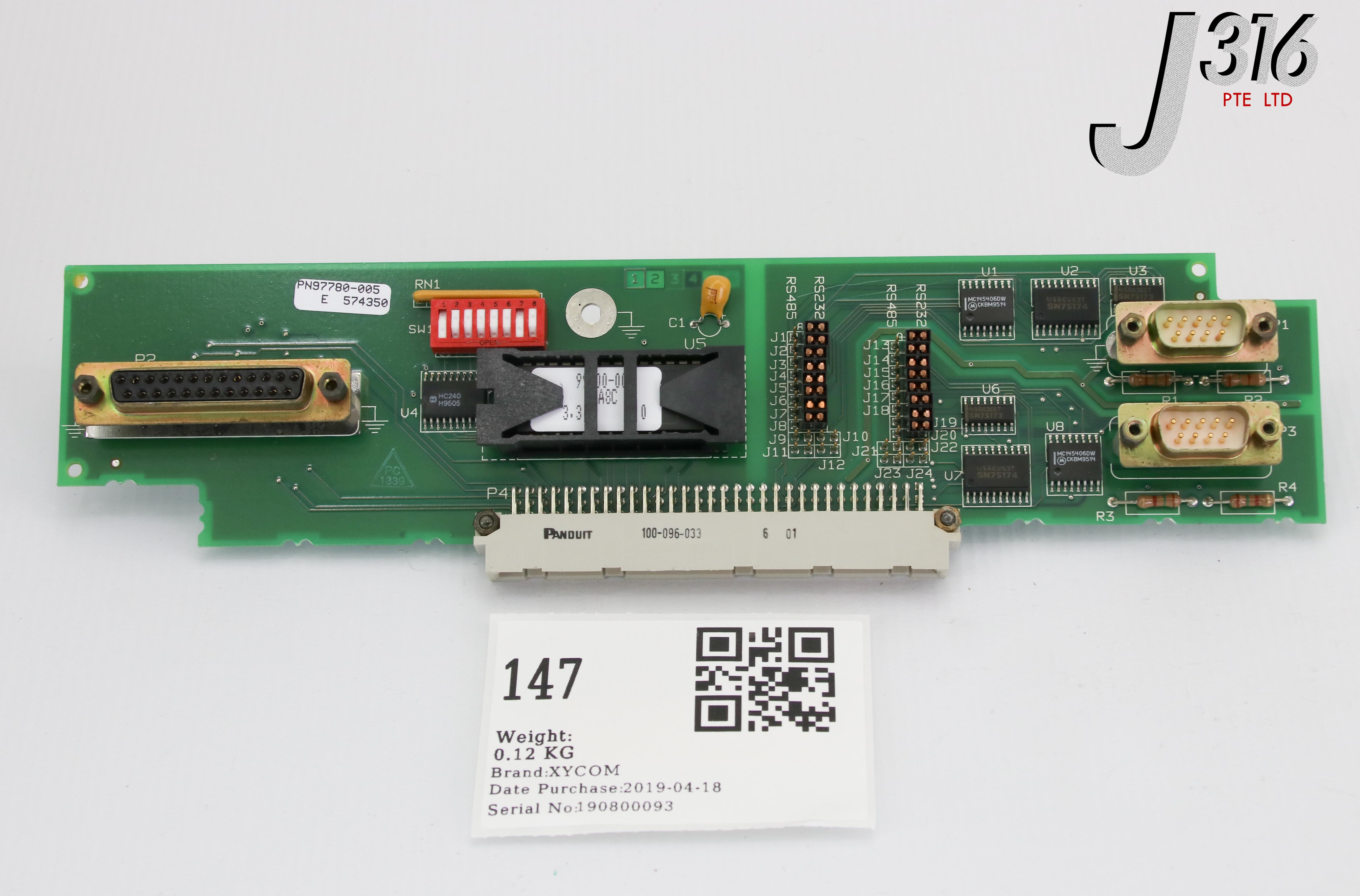 147 XYCOM PCB, 97779A-001 97780-005