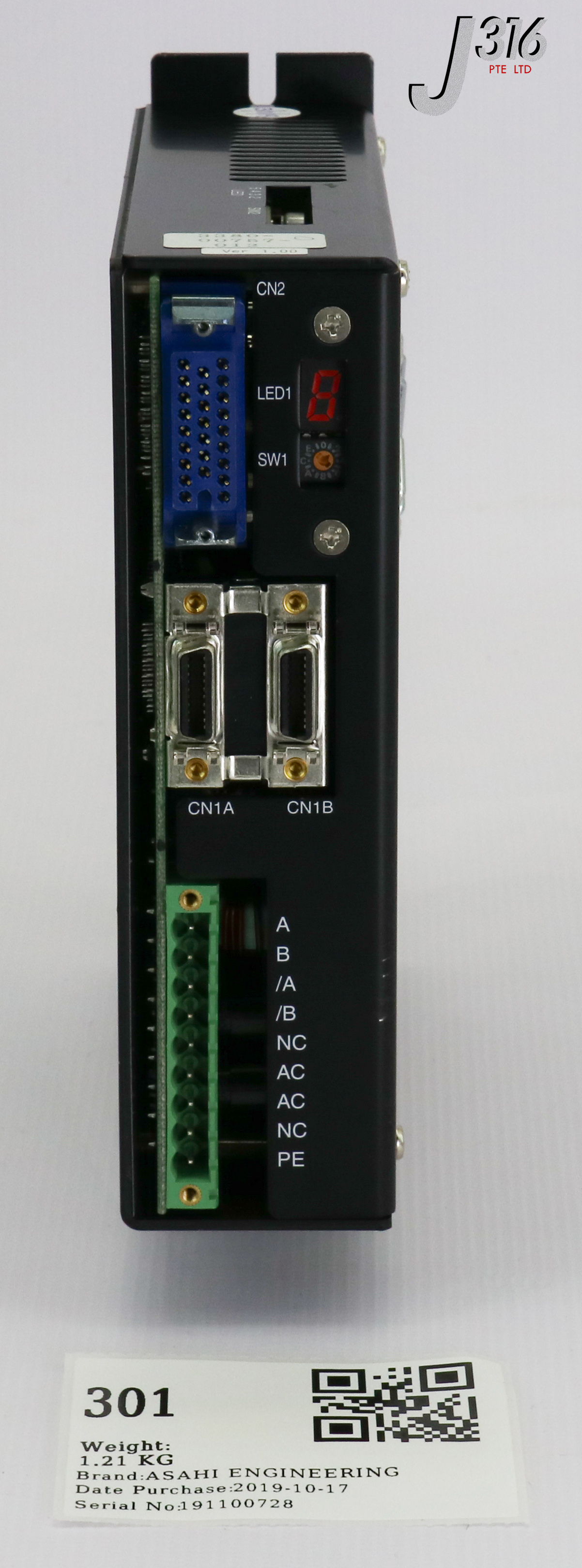 301 ASAHI ENGINEERING PACK DRIVER STEPPING MOTOR DRIVER (PARTS) AK-BX720M-TEL1