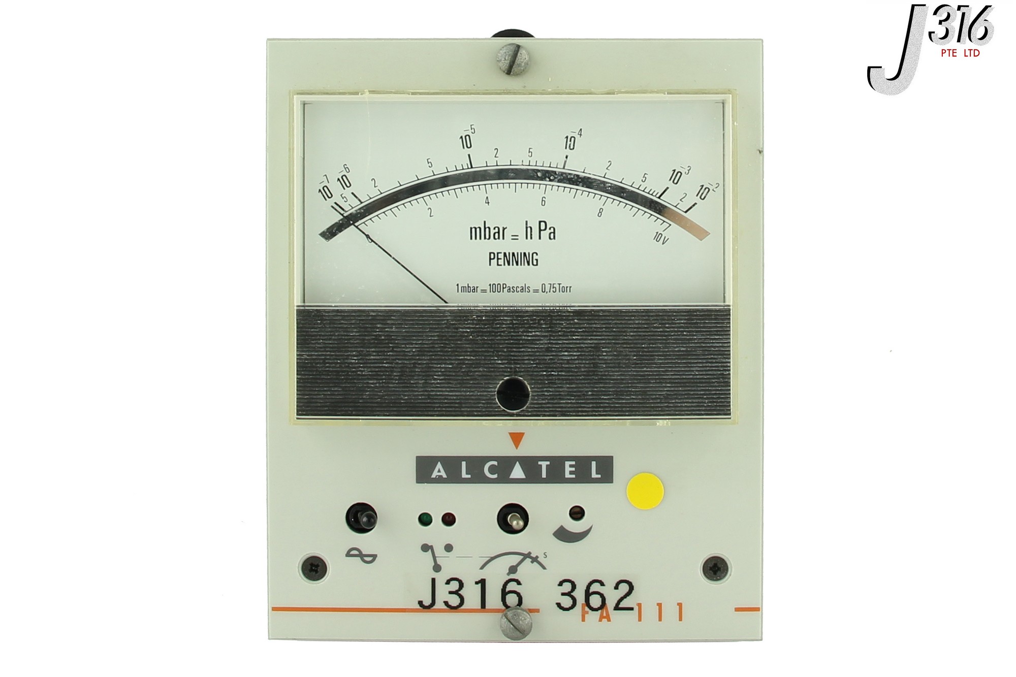 362 ALCATEL COLD CATHODE PENNING VACUUM GAUGE FA 111