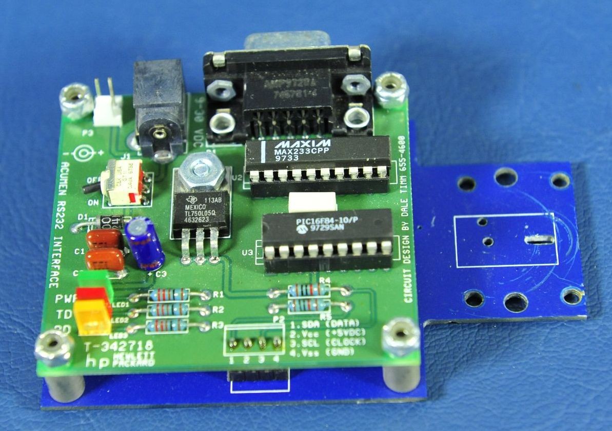 465 HP ACUMEN RS232 INTERFACE PCB BOARD T-342718
