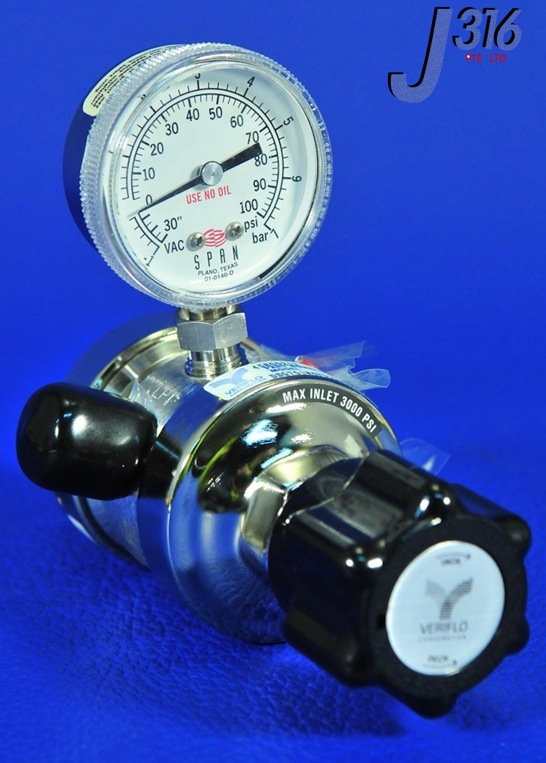 1232 VERIFLO PRESSURE REGULATOR, P/N: 45600212 DSG751W4P01XFSFIIF
