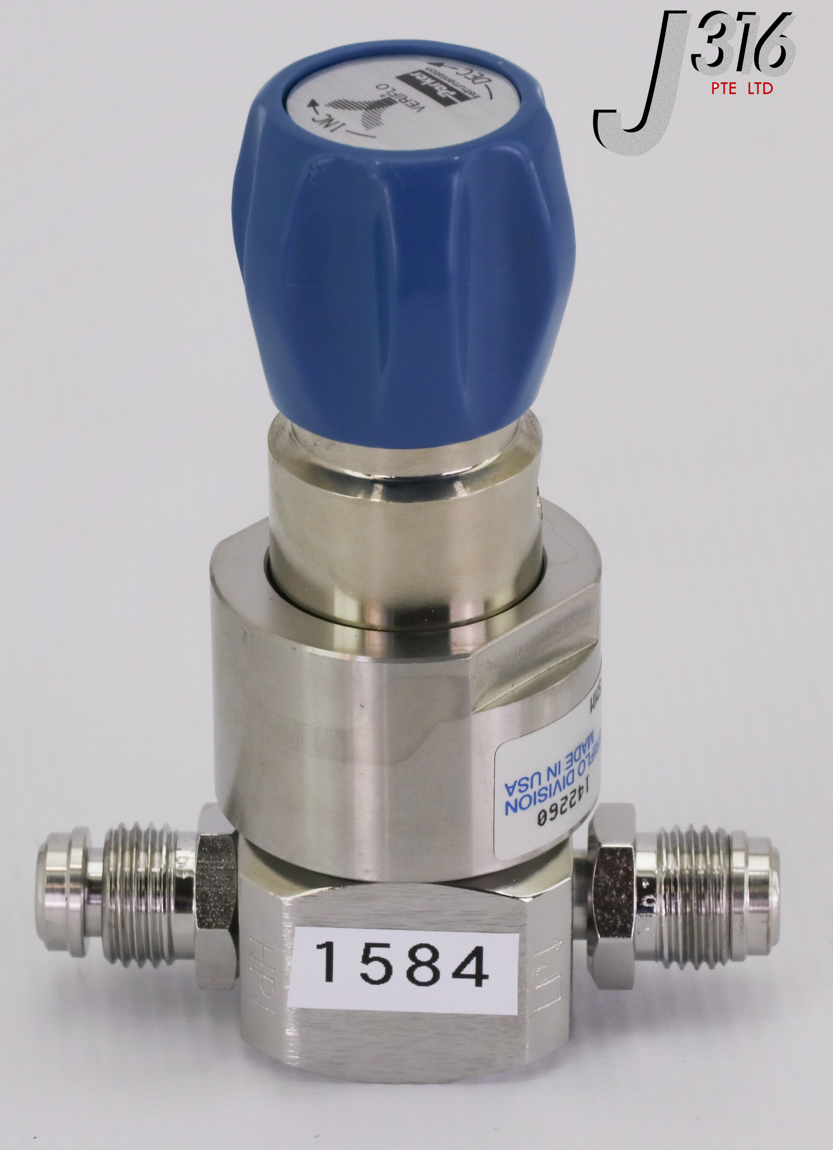 1584 VERIFLO HIGH PURITY LOW PRESSURE REGULATOR (NEW) SQMICRO302PFSMM