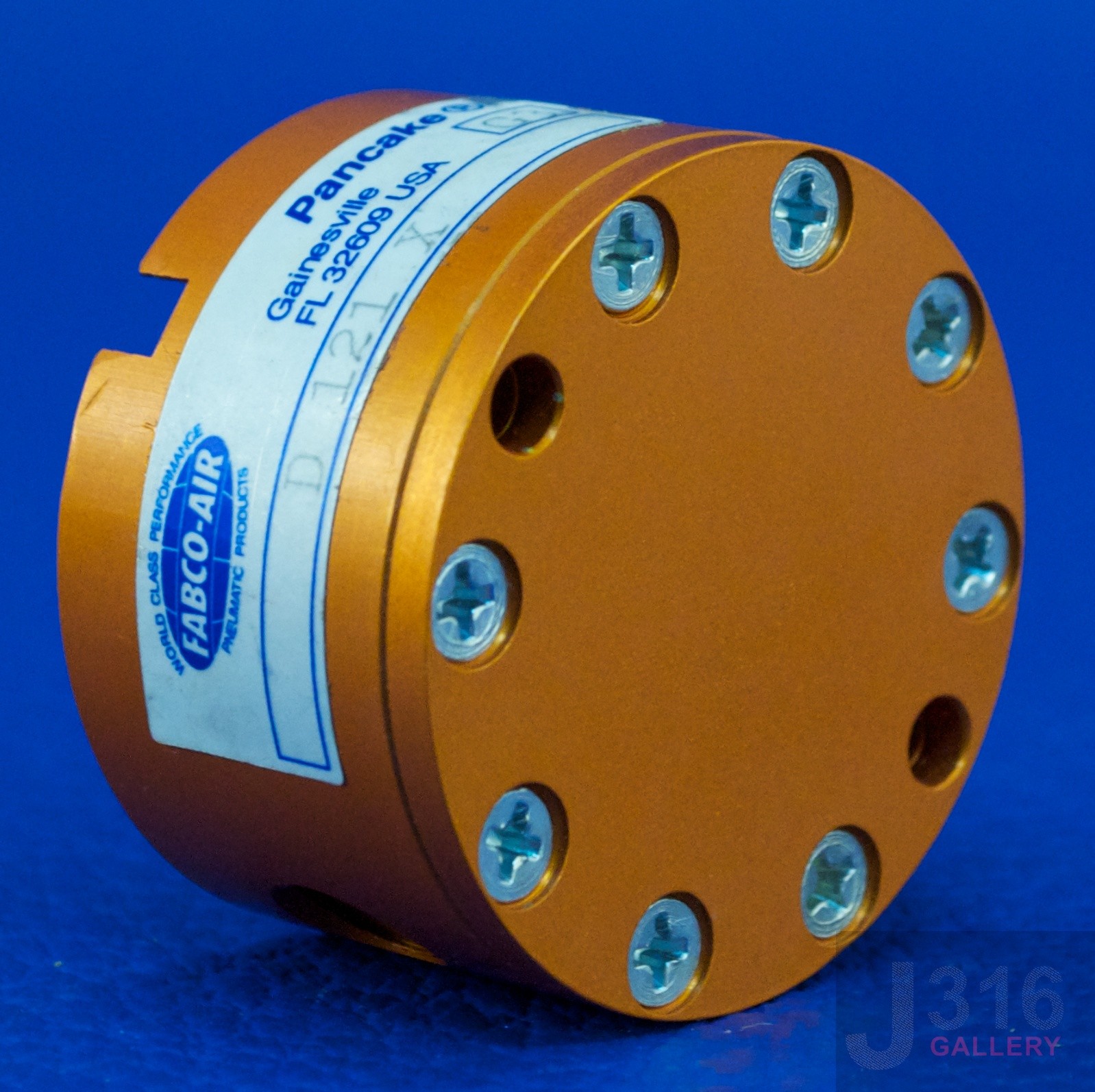 1672 PARKER FABCO-AIR PANCAKE CYCLINDER D121 X