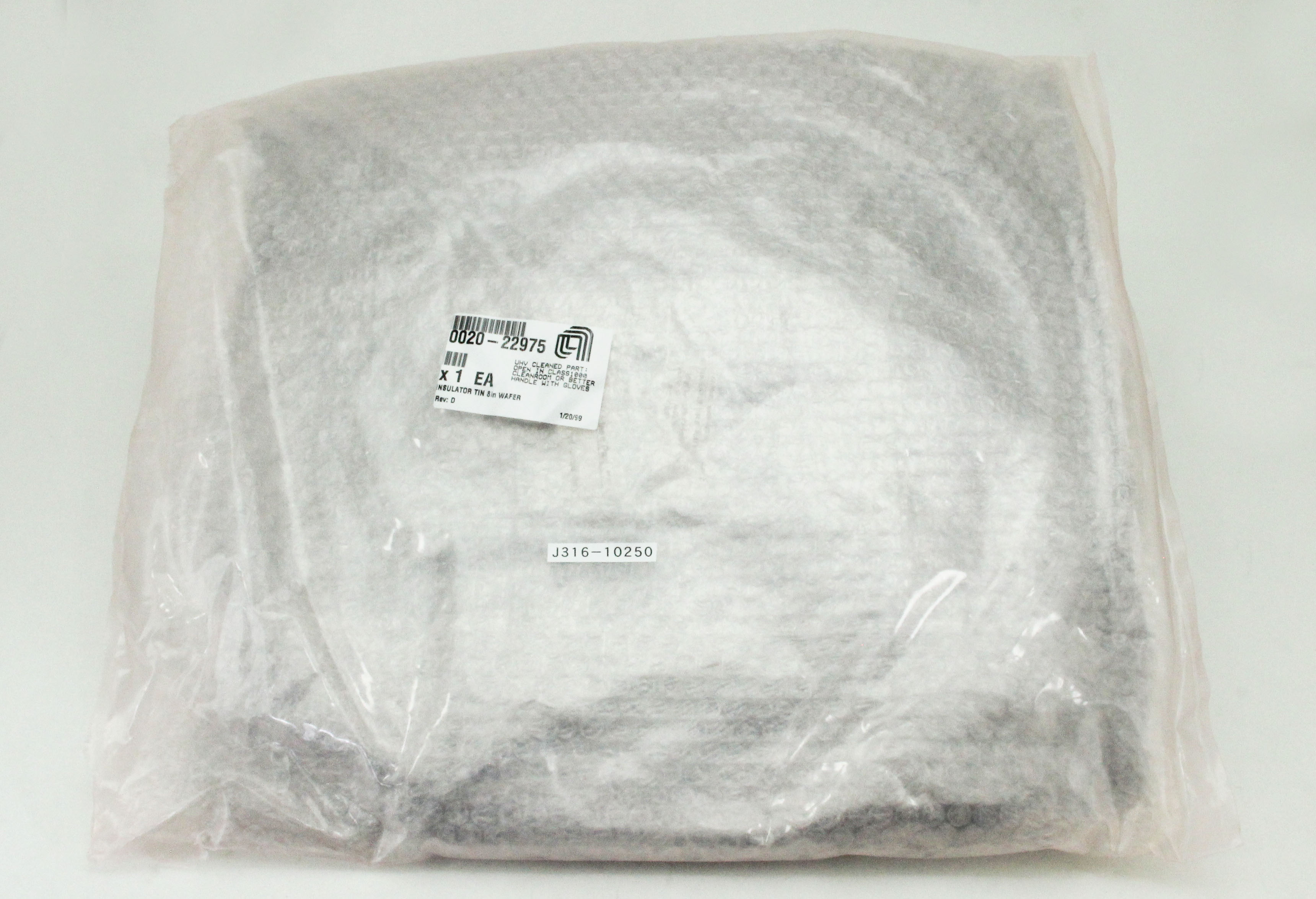 10250 APPLIED MATERIALS KIT, ADAPTER INSULATOR, VECTRA IMP (NEW) 0240-26593