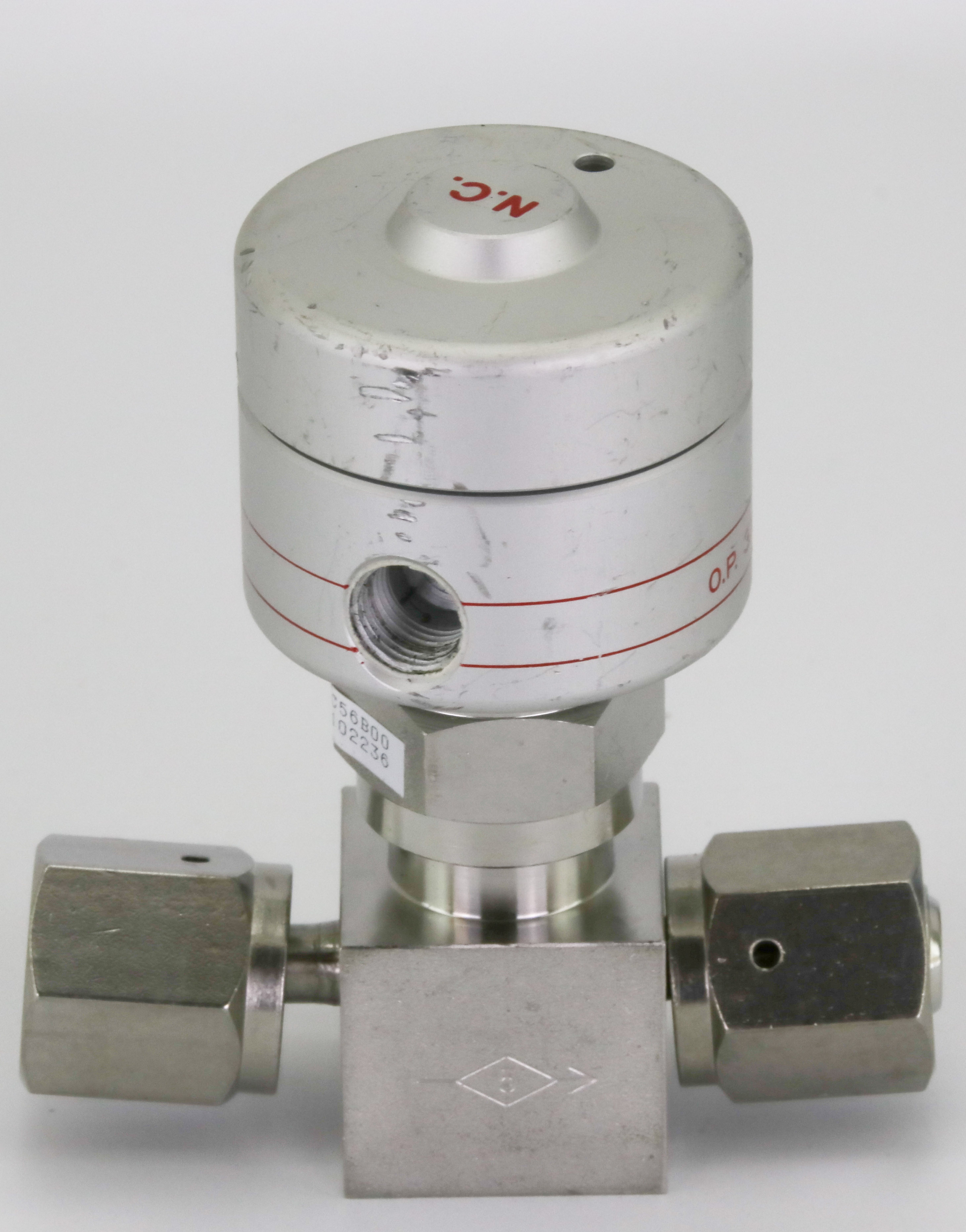 12271 FUJIKIN PNEUMATIC SOLENOID VALVE, TYPE N.C., O.P… – J316Gallery