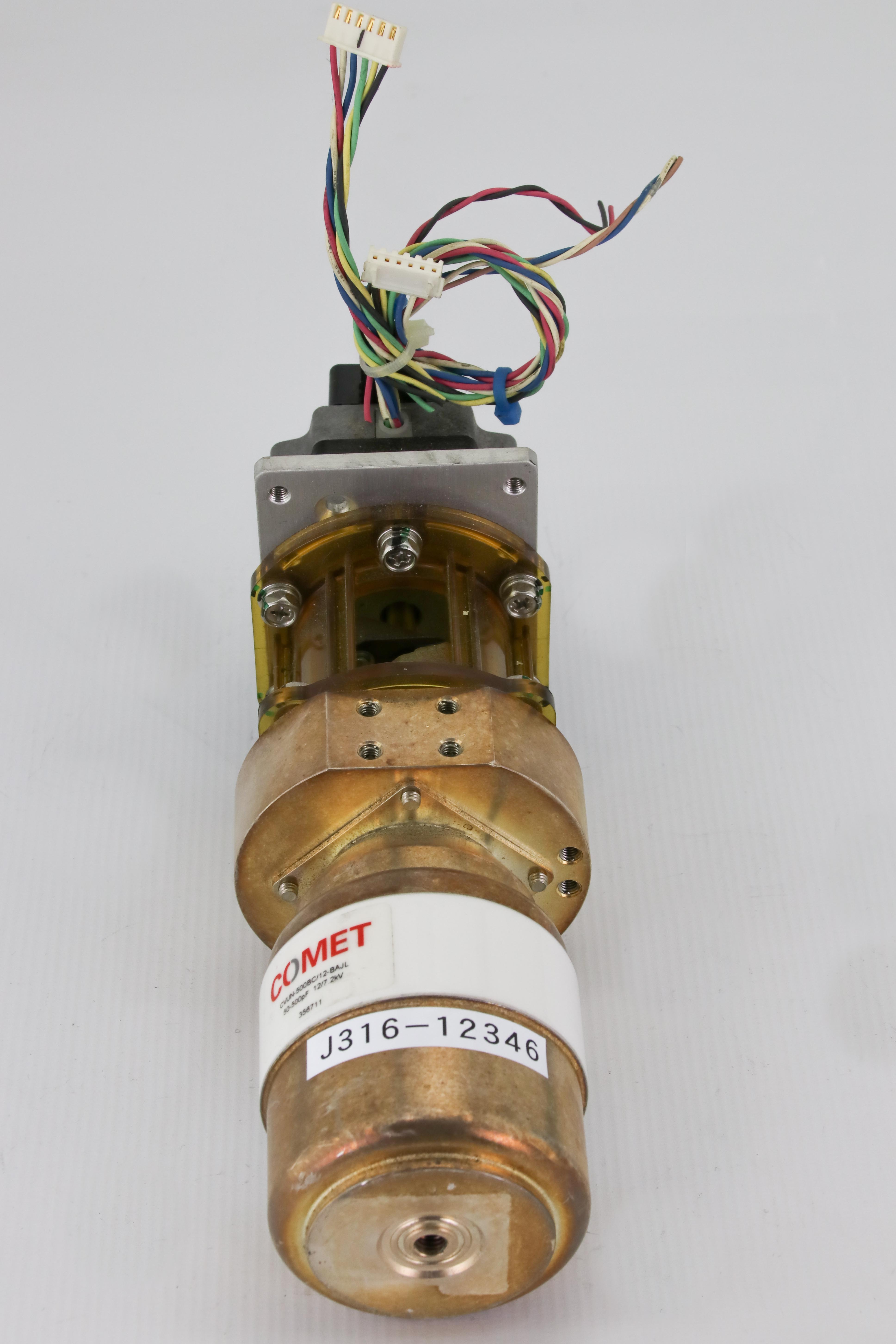 12346 COMET MOTORIZED VACUUM CAPACITOR W/ PK264-02AR22 MOTOR CVUN-500BC/12-BAJL