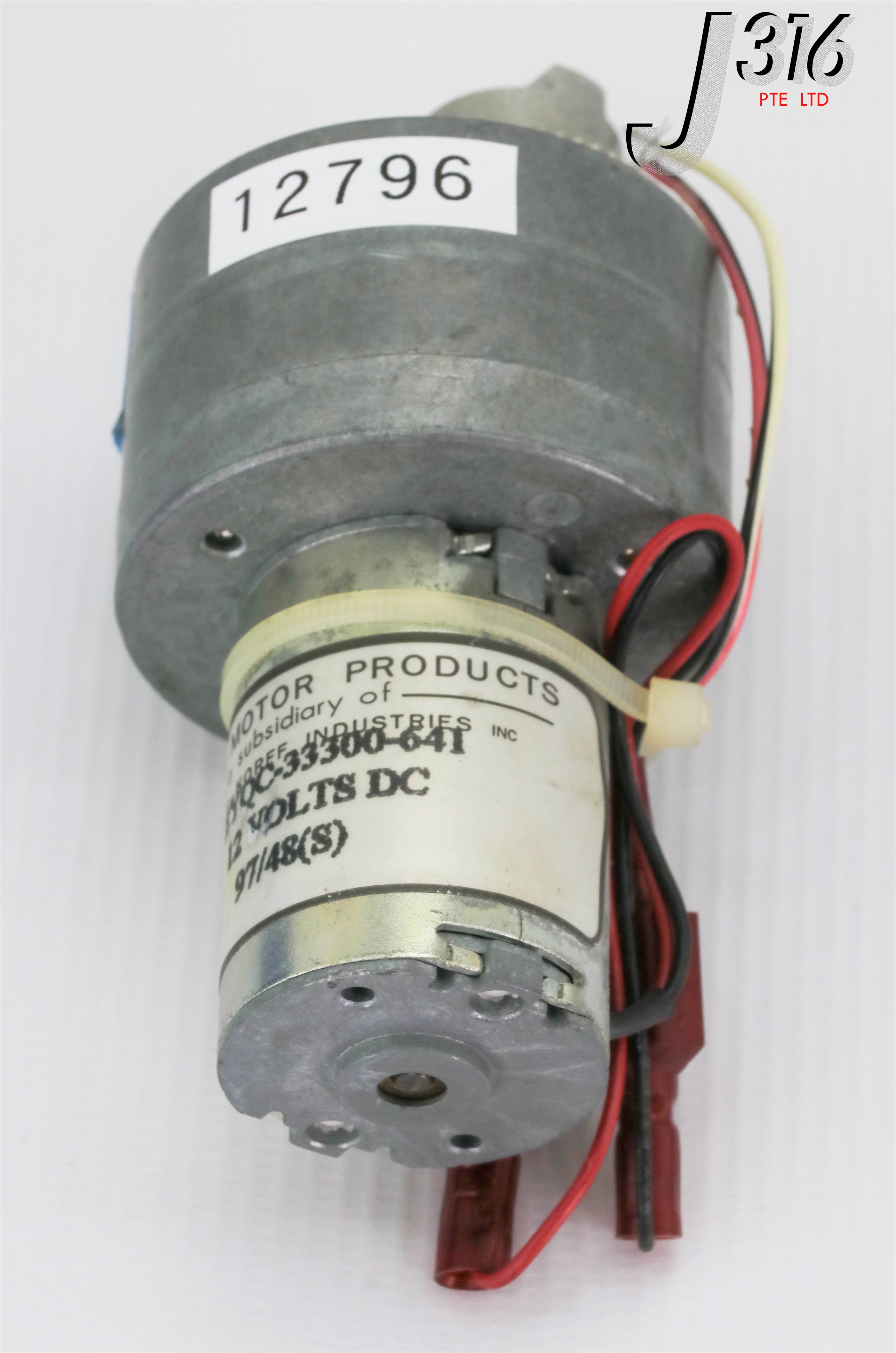 12796 COLMAN DC GEARMOTOR, 12VDC EYQC-33300-641