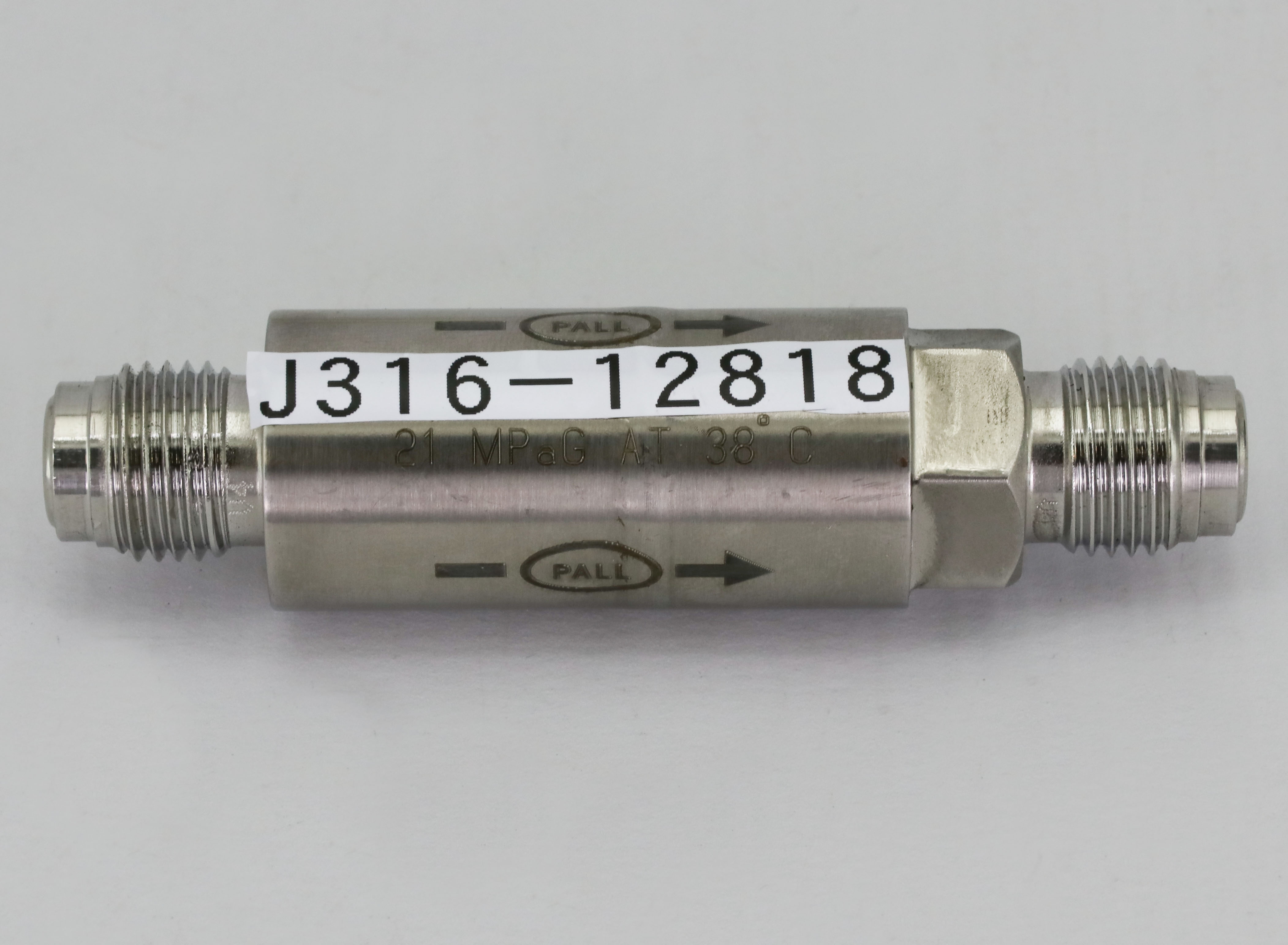 12818 PALL MINI ULTRAMET-L GASKLEEN IN-LINE FILTER GLFN1100VMM4