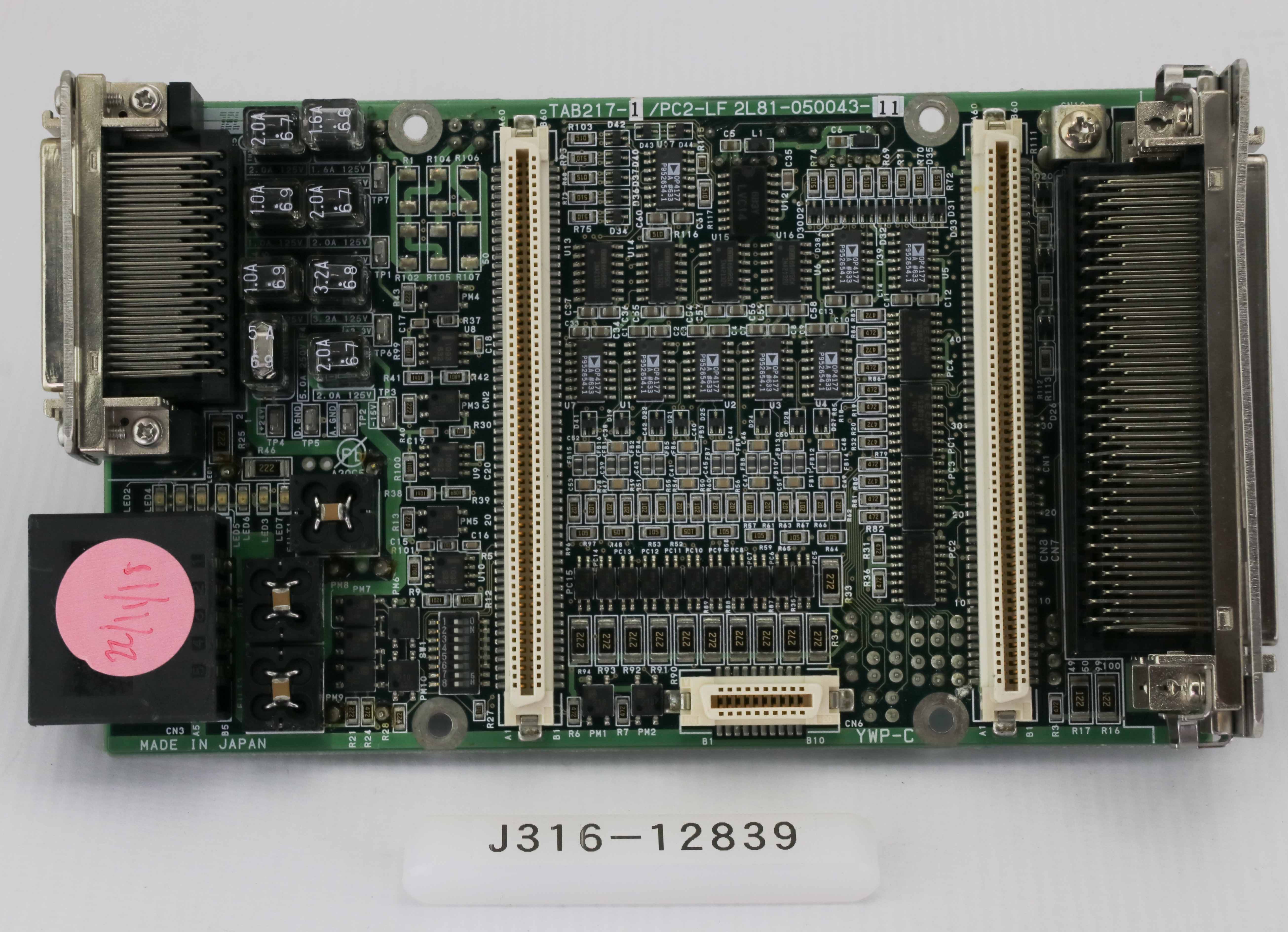 12839 TOKYO ELECTRON PCB, TAB217-1/PC2-LF, 2L08-050043-11 2L81-050043-11