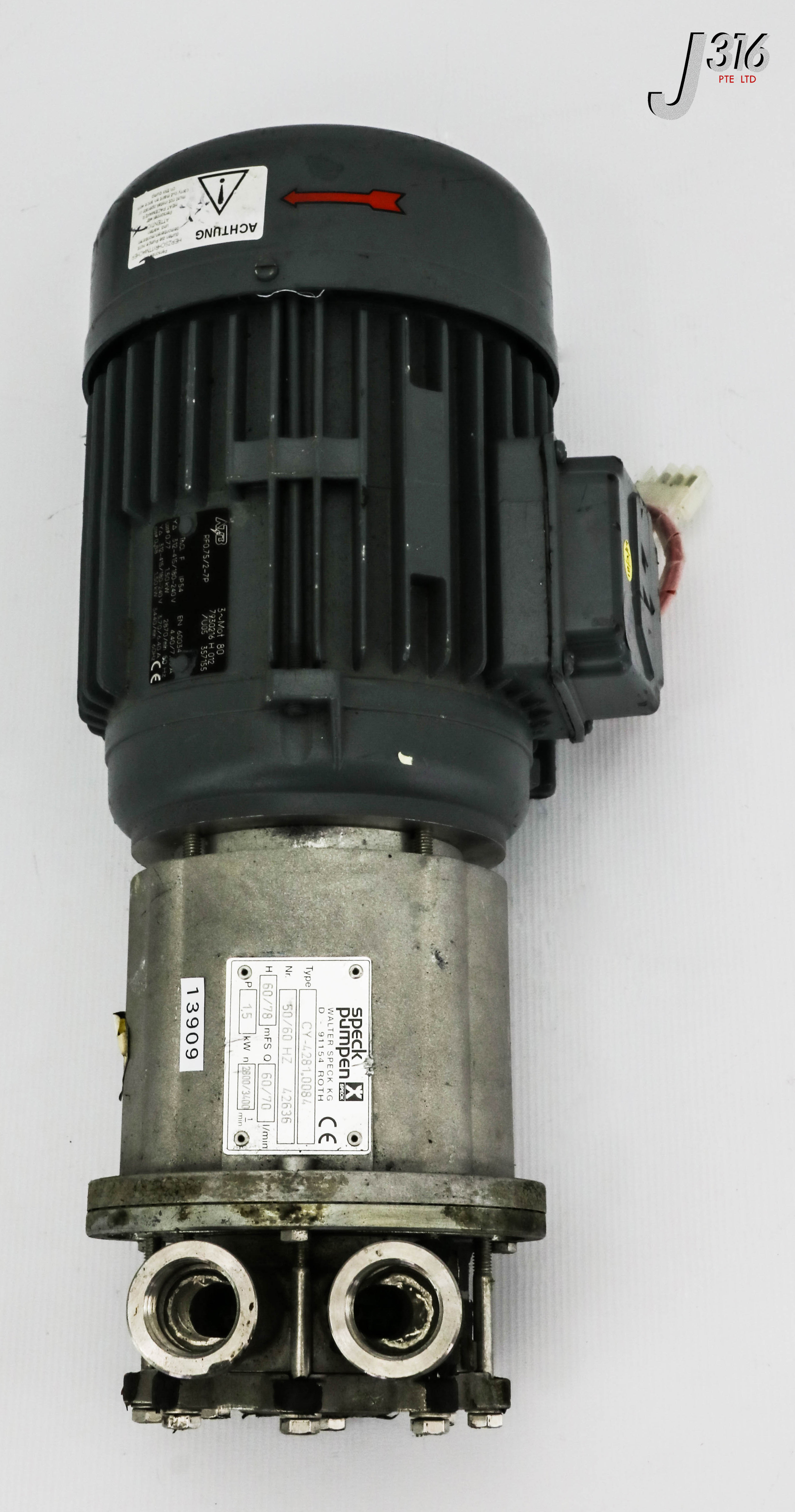 8337 CEMO - Motorpumpe - 3 bar - 500l/min - 2 Saug