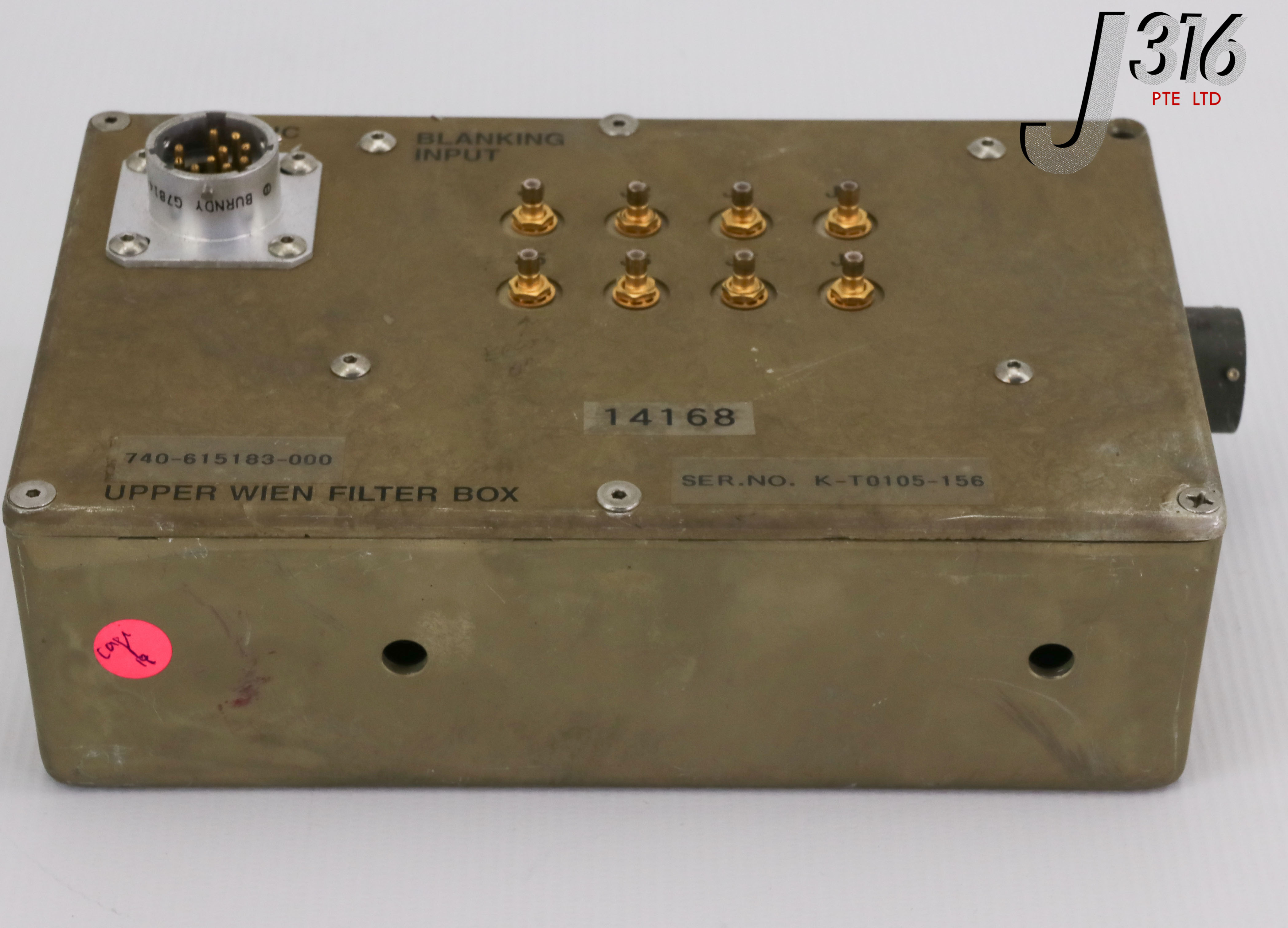 14168 KLA-TENCOR UPPER WIEN FILTER BOX 740-615183-000