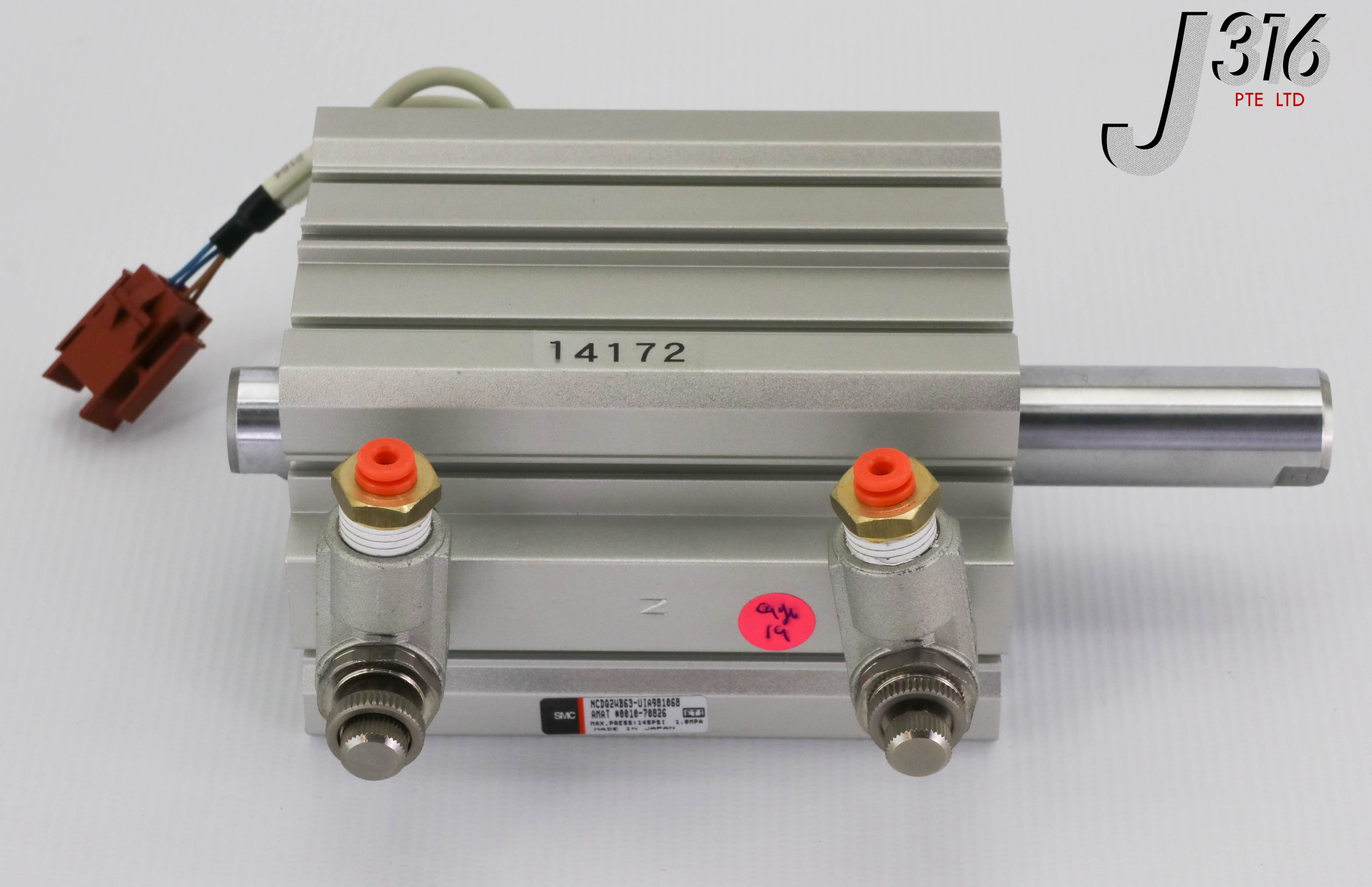 14172 APPLIED MATERIALS ASSY, SMC VLV 2.5 BORE 2.0 STRK, NCDQ2WB63-UIA981068 0010-70826
