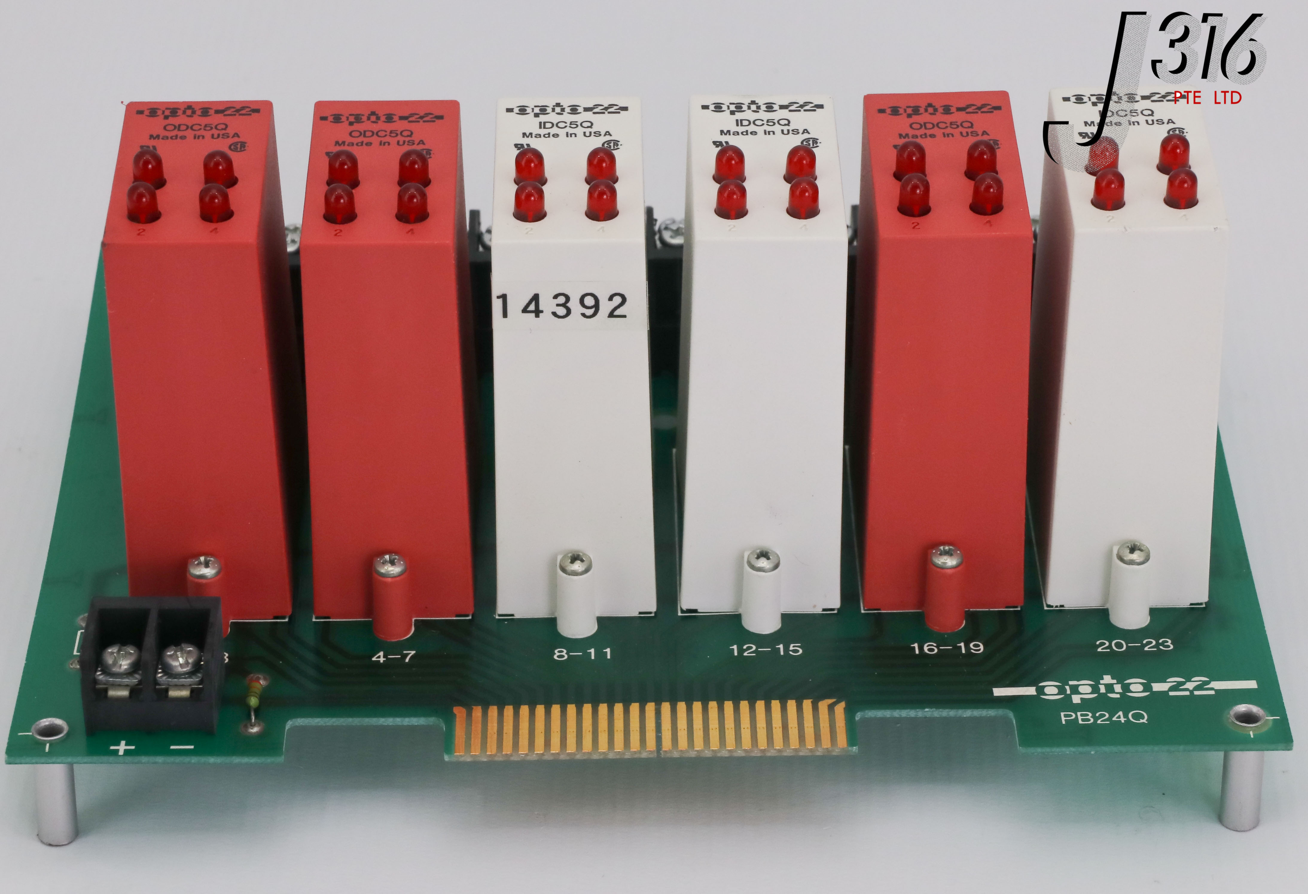 14392 OPTO 22 PCB,ODC5Q(X3),IDC5Q(X3),  RELAY BOARD PB24Q