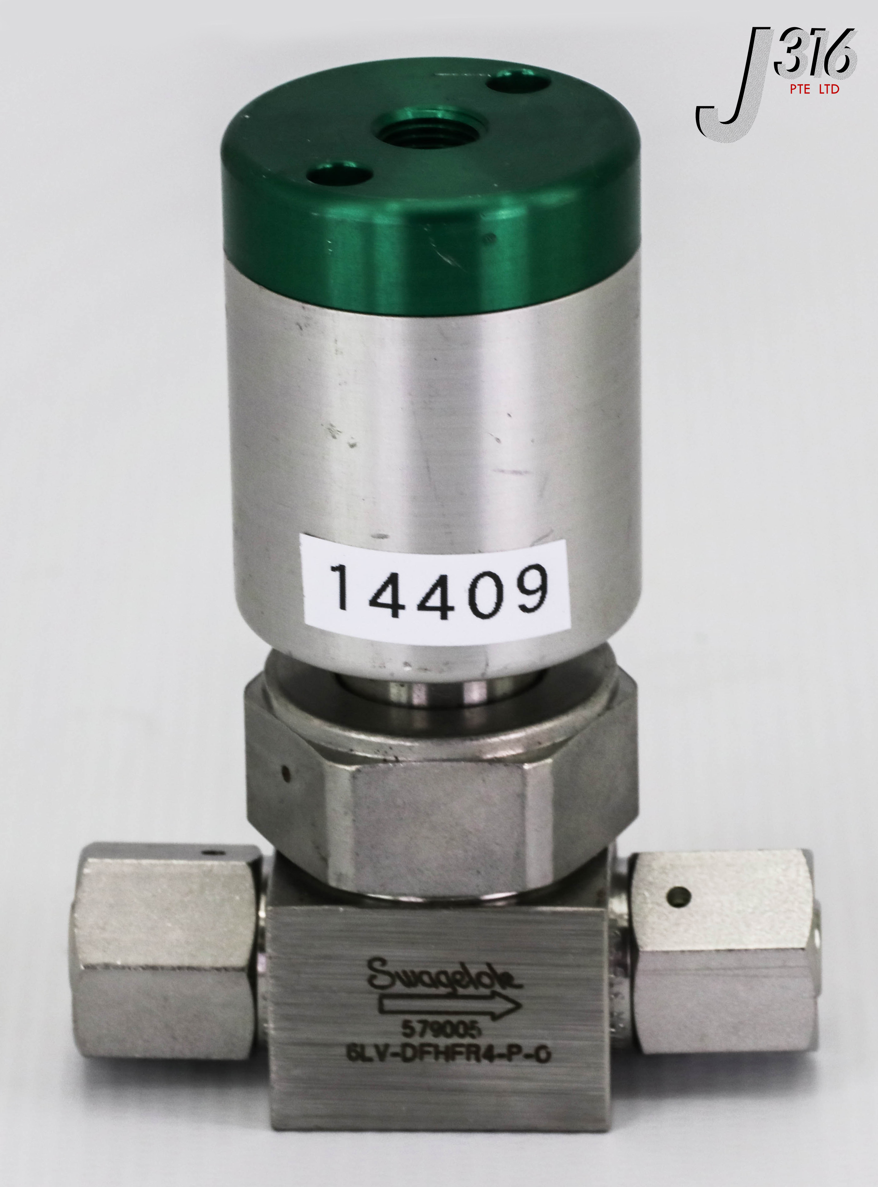 14409 SWAGELOK HIGH FLOW DIAPHRAGM SEALED VALVE 6LV-DFHFR4-P-O