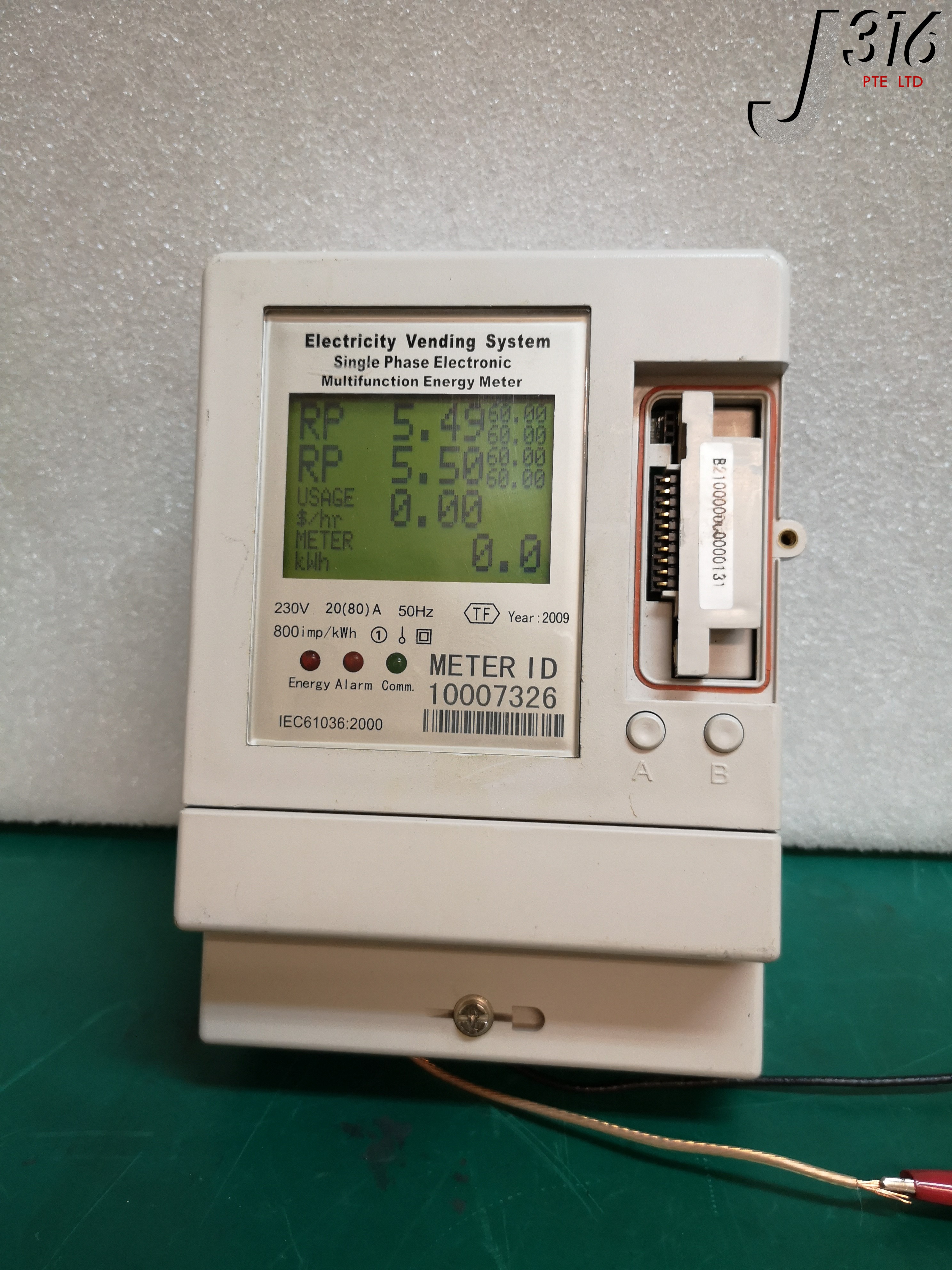 14480 POWER AUTOMATION SINGLE PHASE ELECTRONIC MULTIFUNCTION ENERGY METER IEC61036:2000