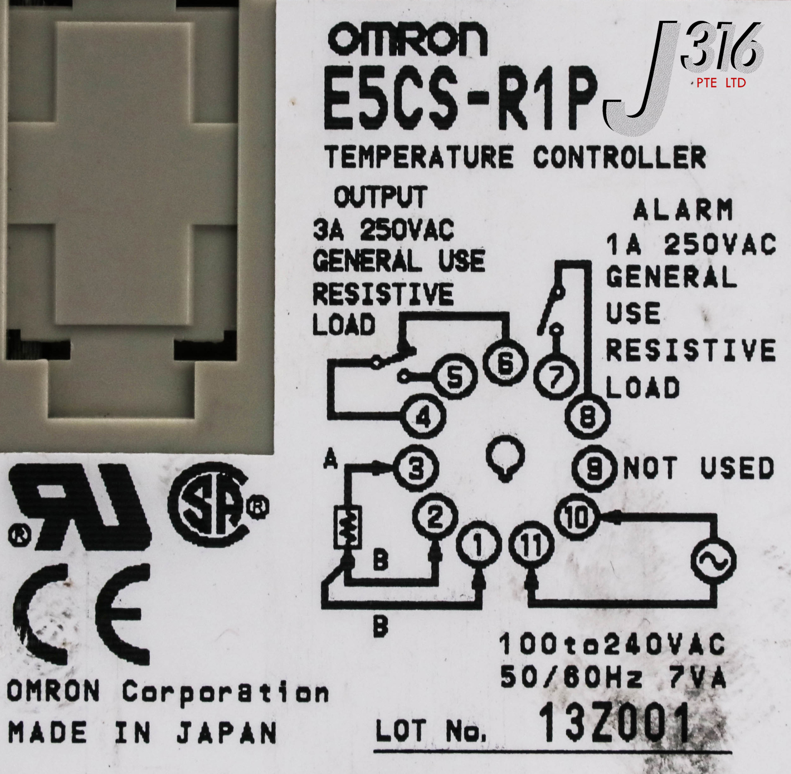 1 Year Warranty Omron E5CS-R1KJ 3A Temperature Controller 