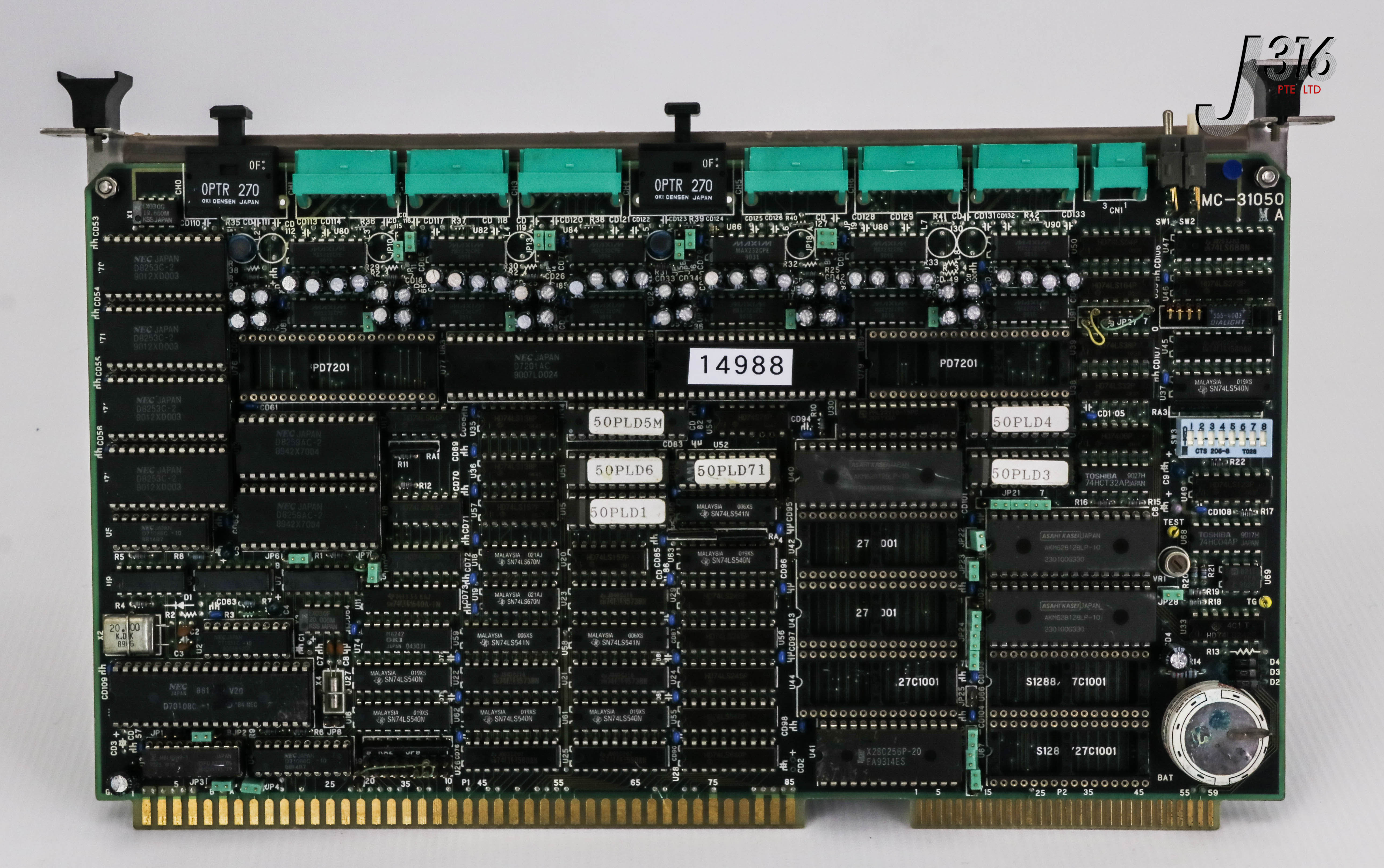 14988 TOKYO ELECTRON PCB ASSY, CONTROL UNIT MC-31050