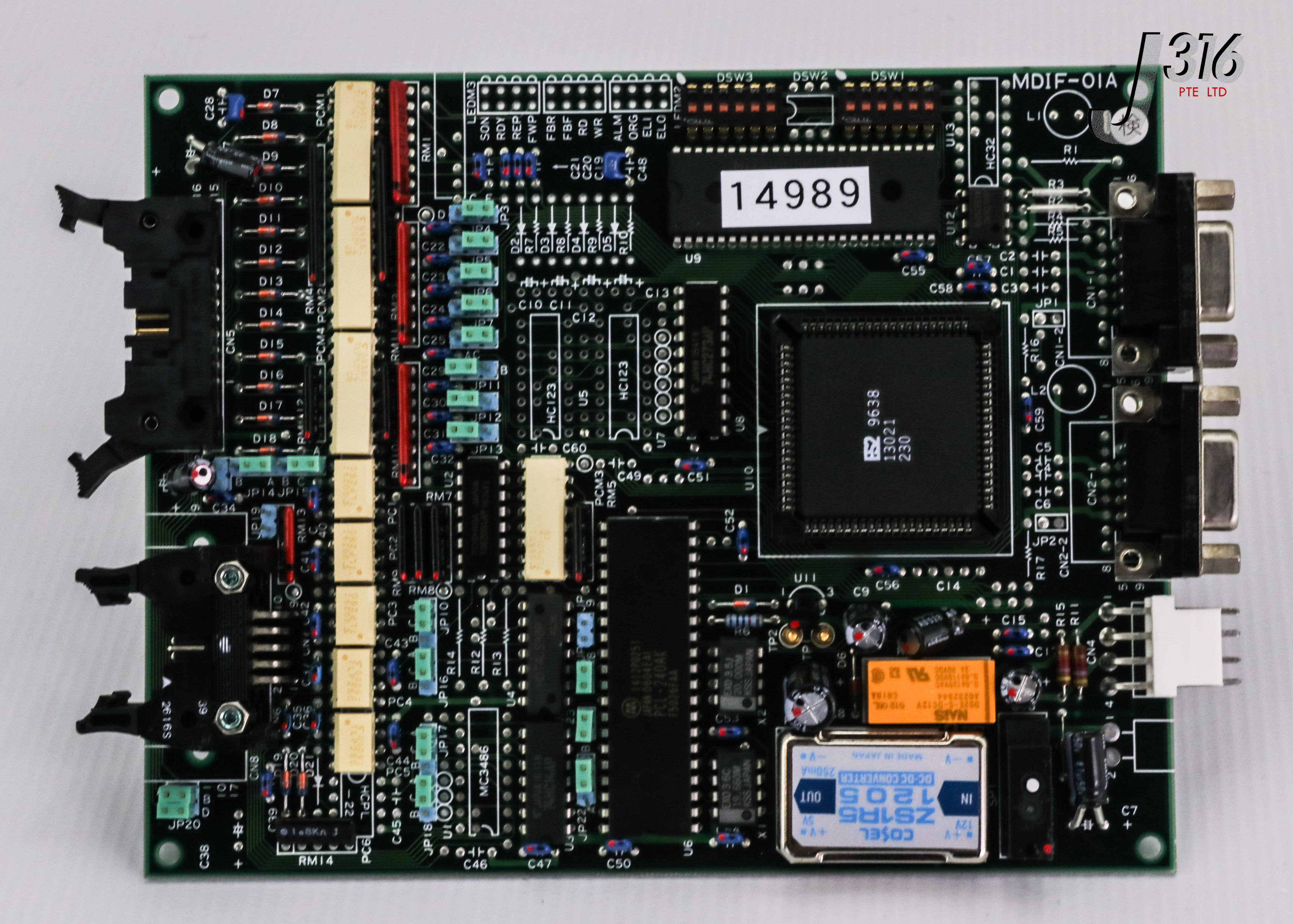 14989 TOKYO ELECTRON PCB T-BAWL CONTROL UNIT, MDIF-01A, 118100054014 MDIF-01A-1