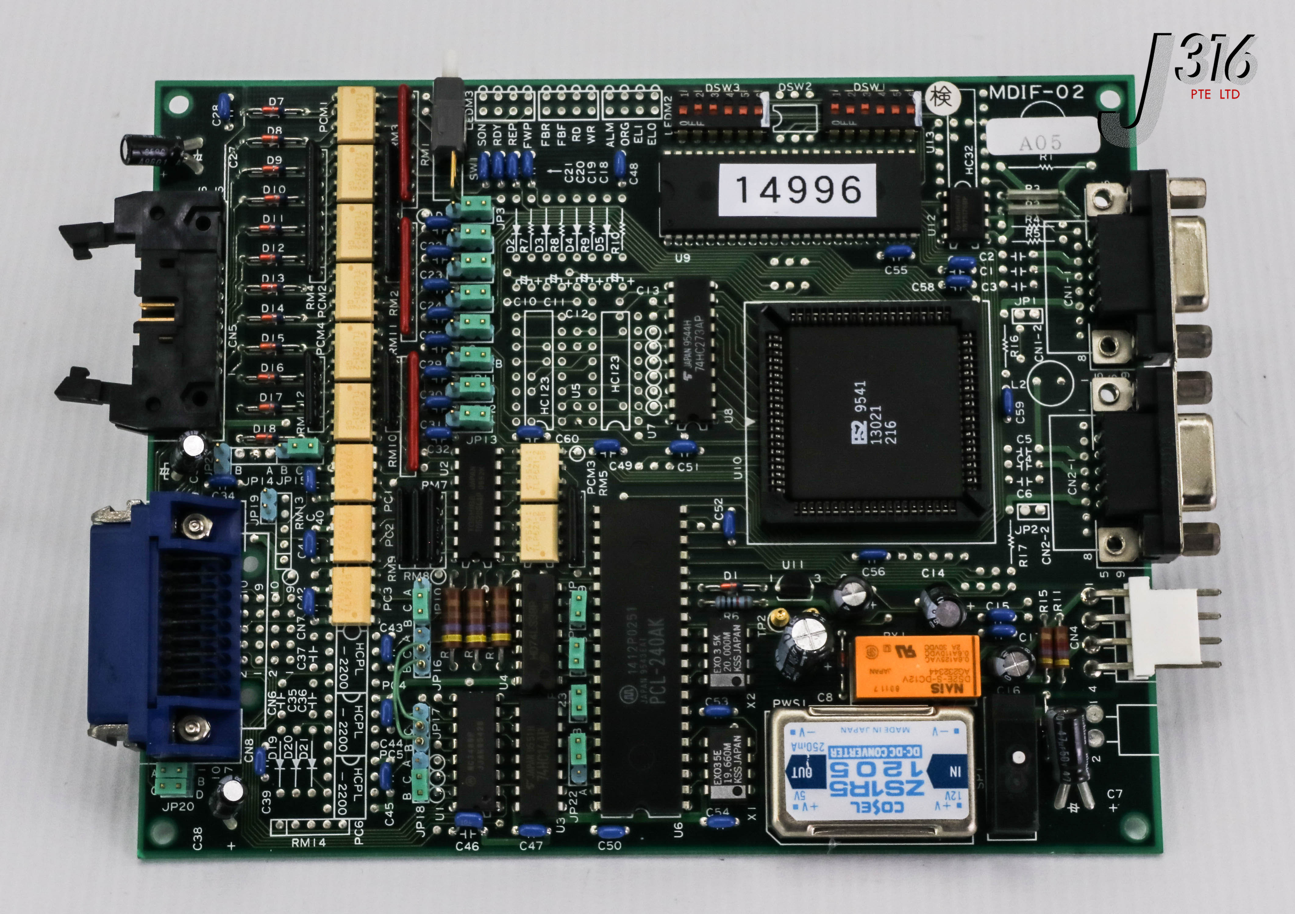 14996 TOKYO ELECTRON PCB, T-BAWL CONTROL UNIT, MDIF-02A, 118100056611 MDIF-02A-2
