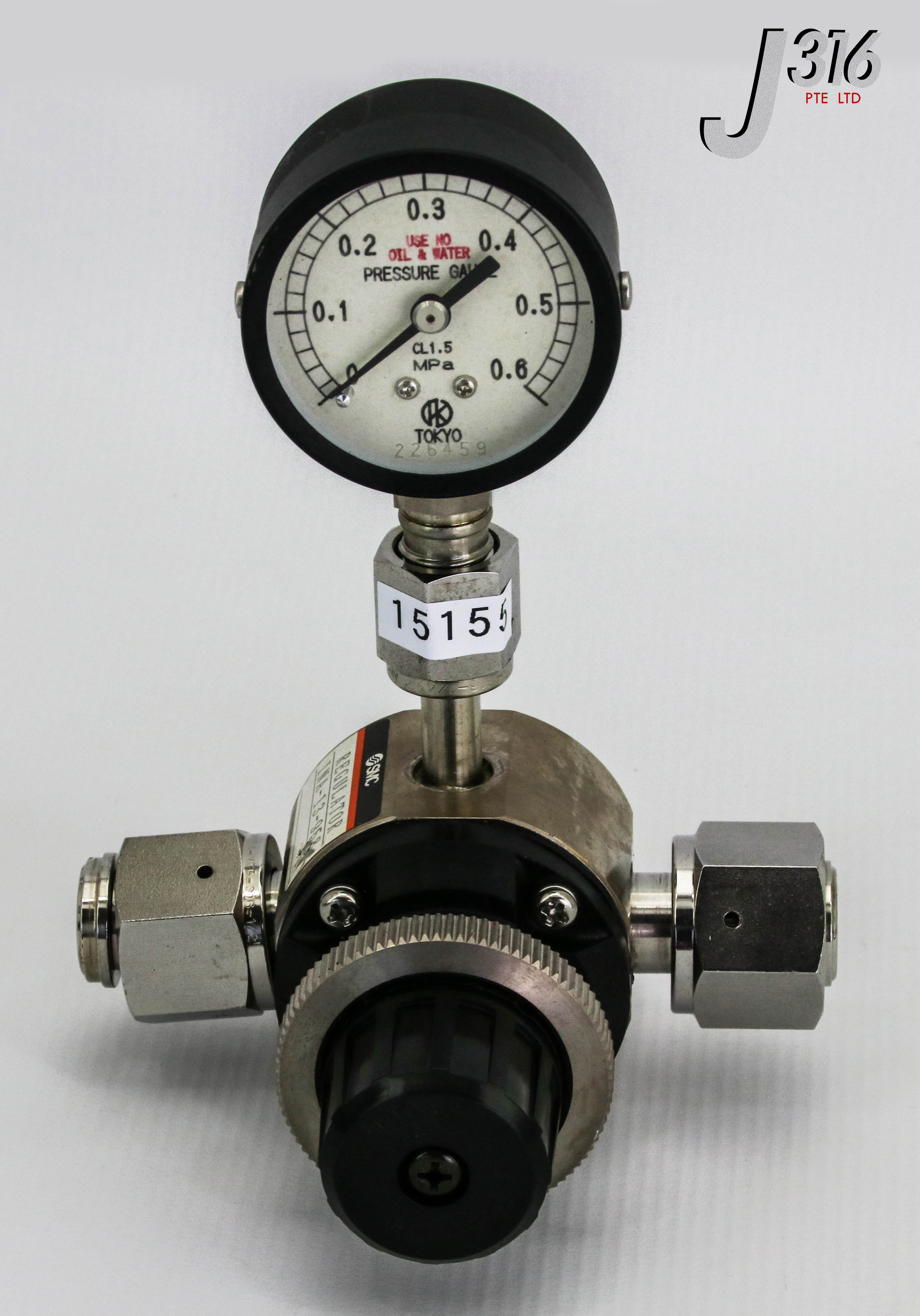 Porter Instrument 8286 Pressure Regulator 0-15PSI 