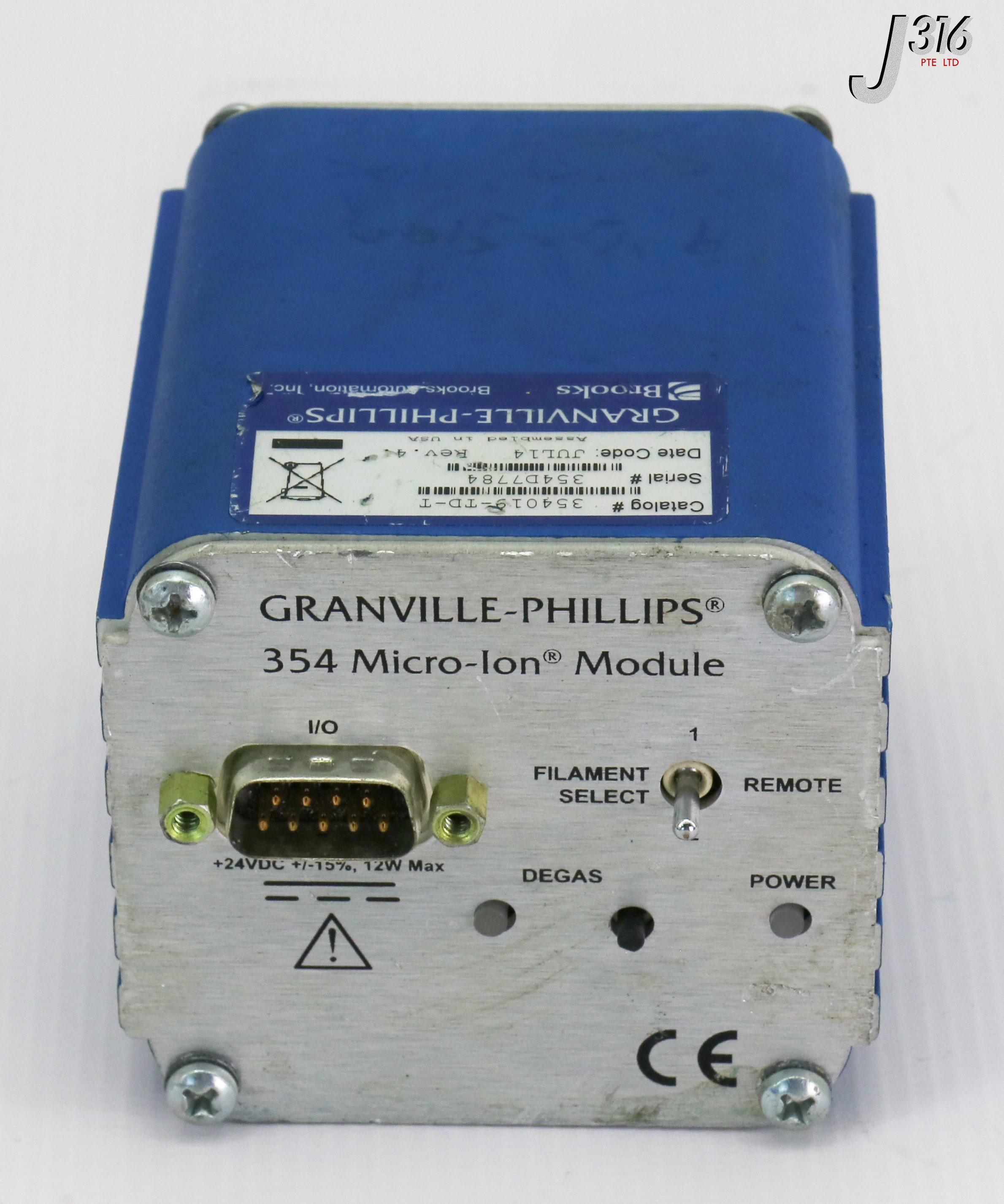 Granville Phillips Micro-Ion Module 354019-TD-T 