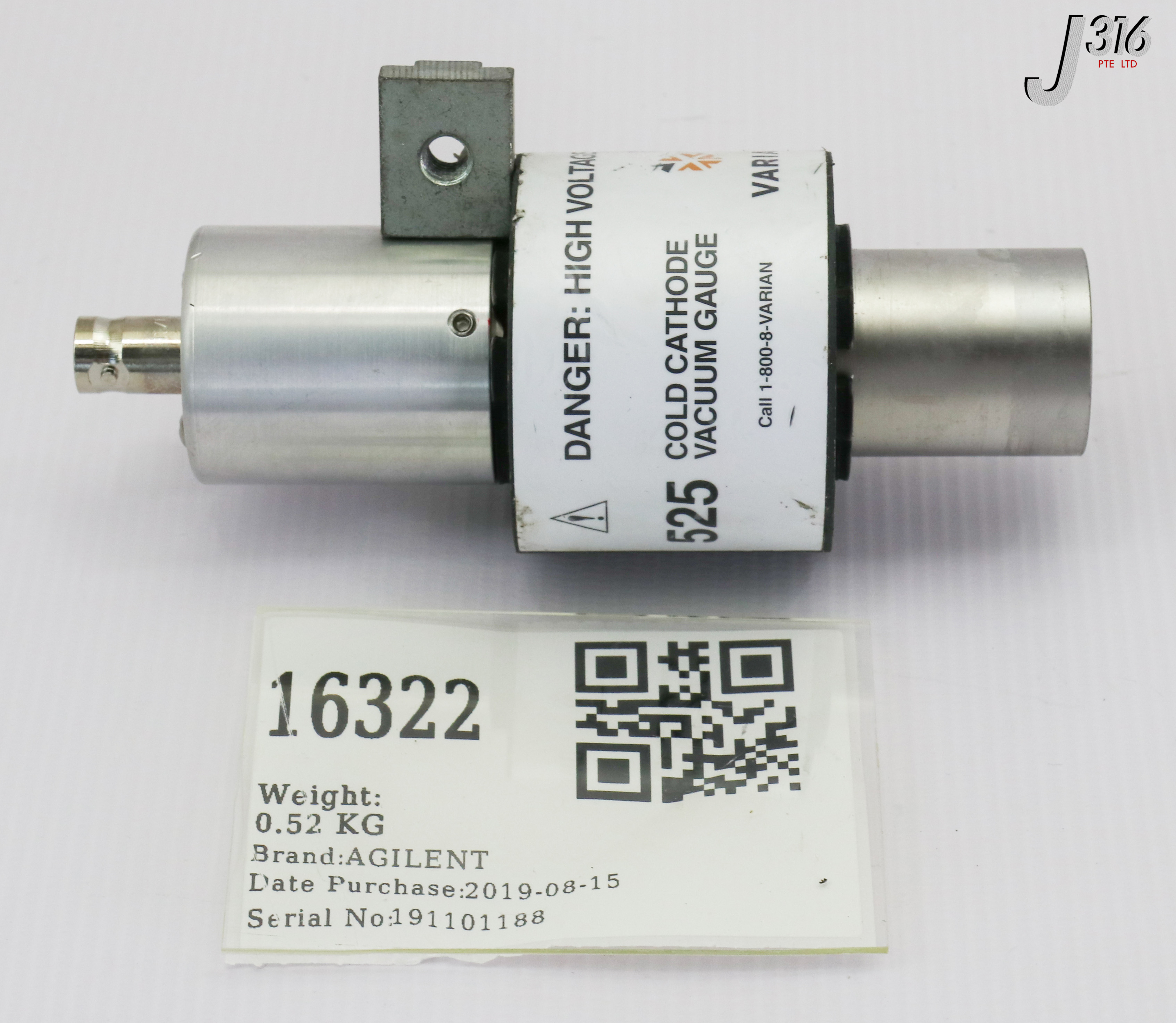 16322 AGILENT VARIAN 525, COLD CATHODE VACUUM GAUGE K9234301