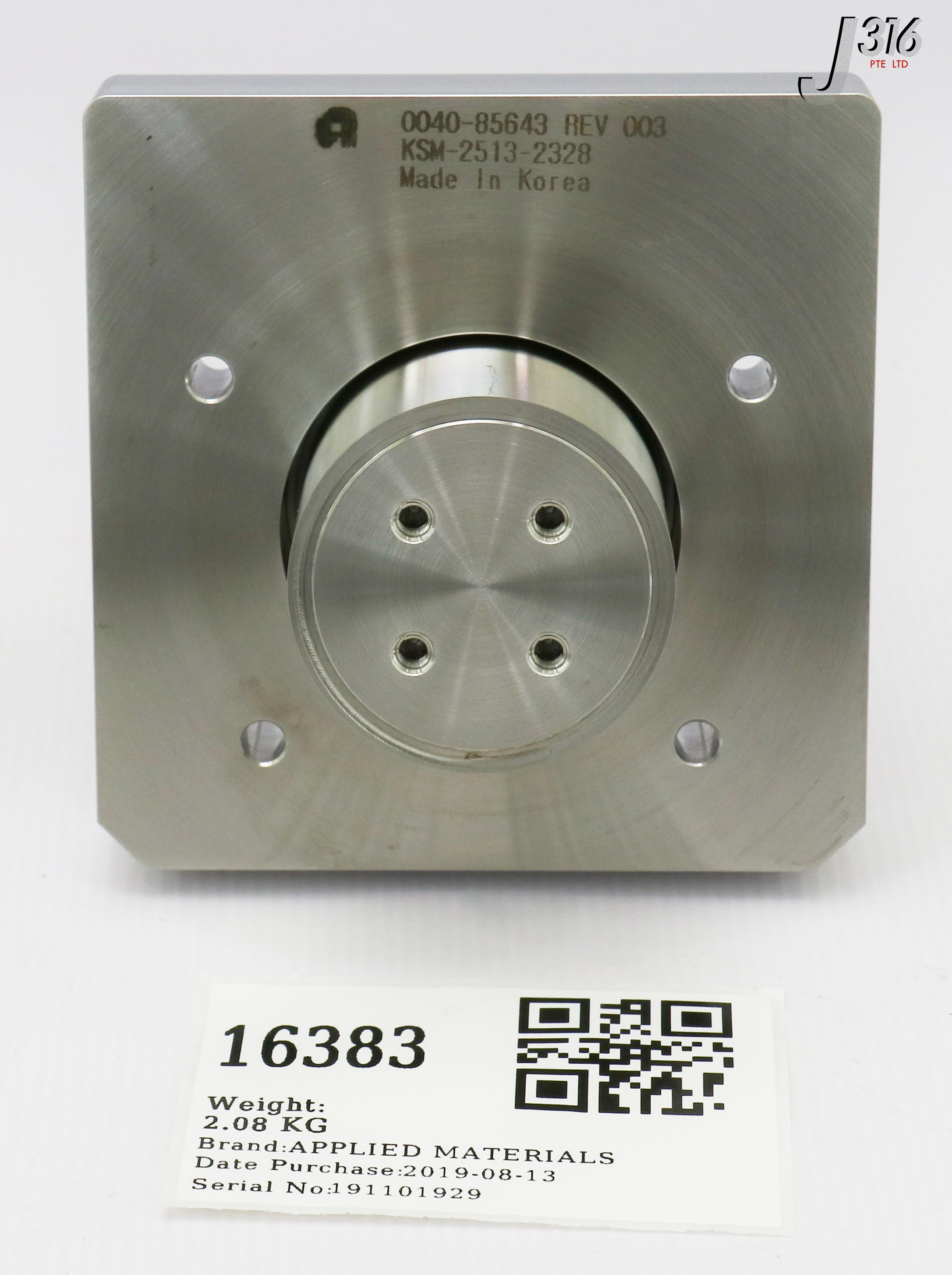 16383 APPLIED MATERIALS HT SWLL BELLOWS (NEW) 0040-85643