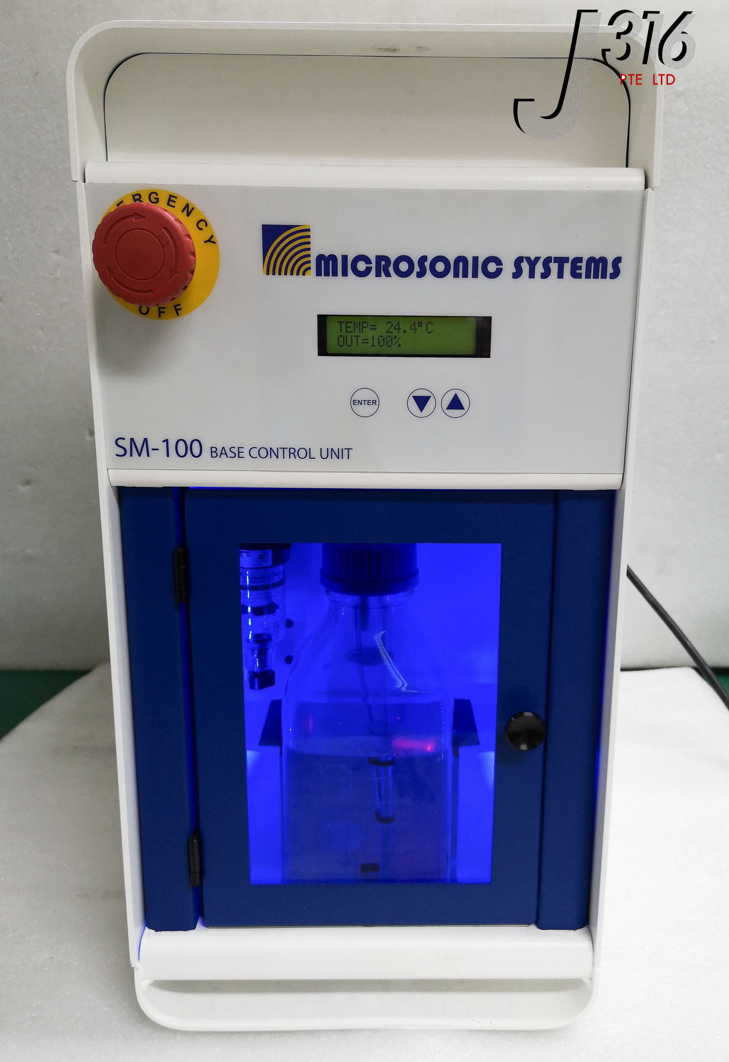 16490 MICROSONIC SYSTEMS HENDRIX SM100, PLATE ULTRASONIC FLUID PROCESSOR BASE CONTROL SM-100