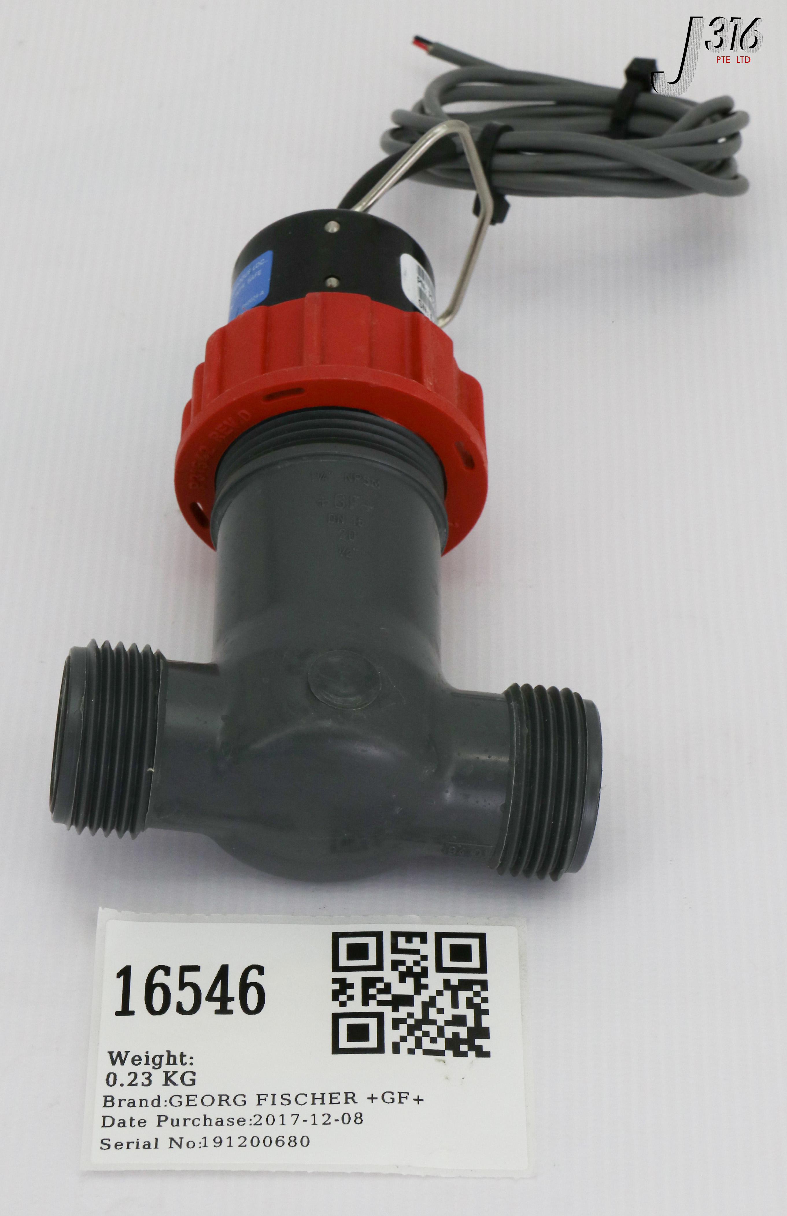 16546 GEORG FISCHER SIGNET ROTOR X FLOW SENSOR P51530-P0