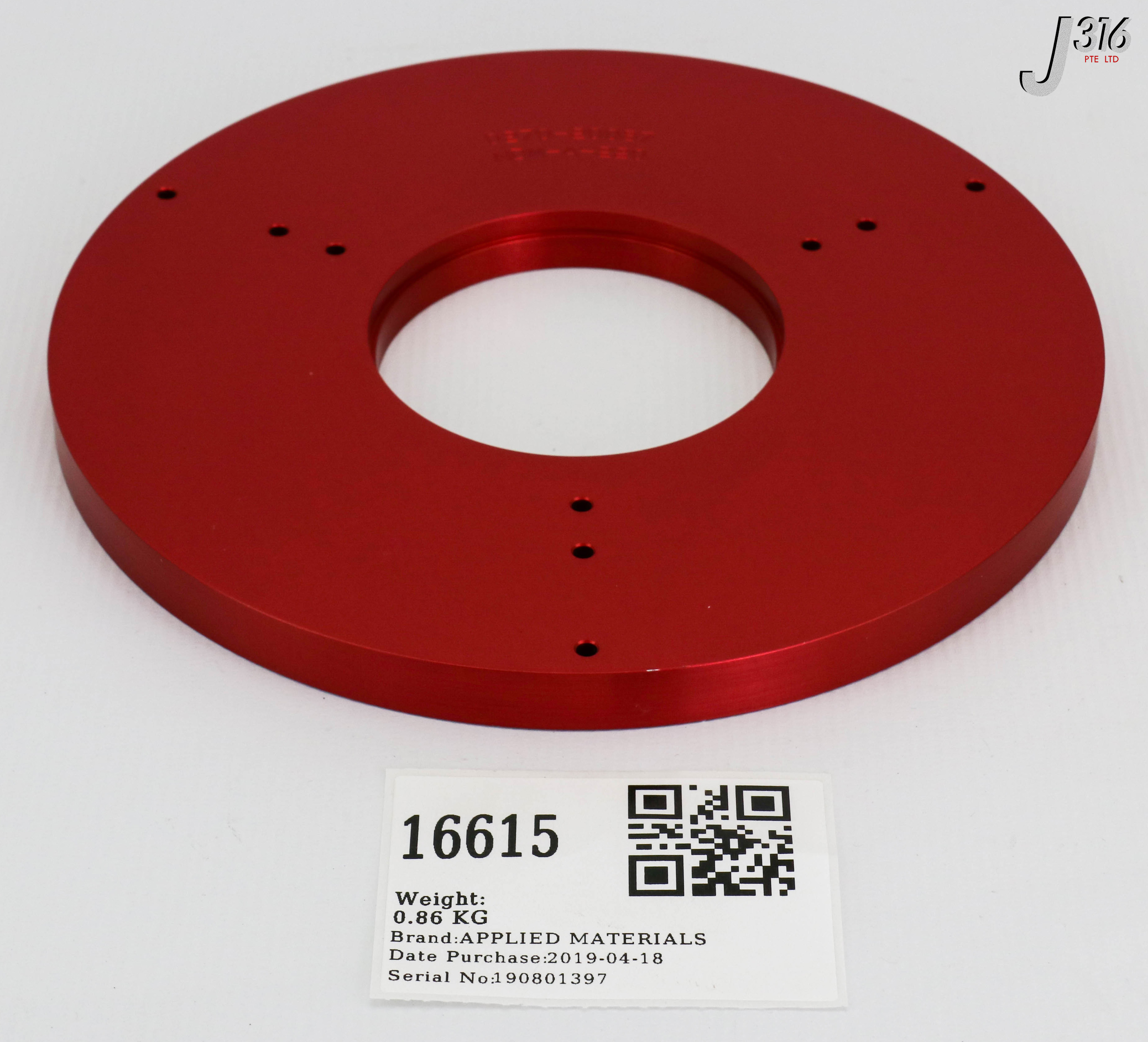 16615 APPLIED MATERIALS TOOL, PRECLEAN II HOOP ALIGNMENT 0270-20087