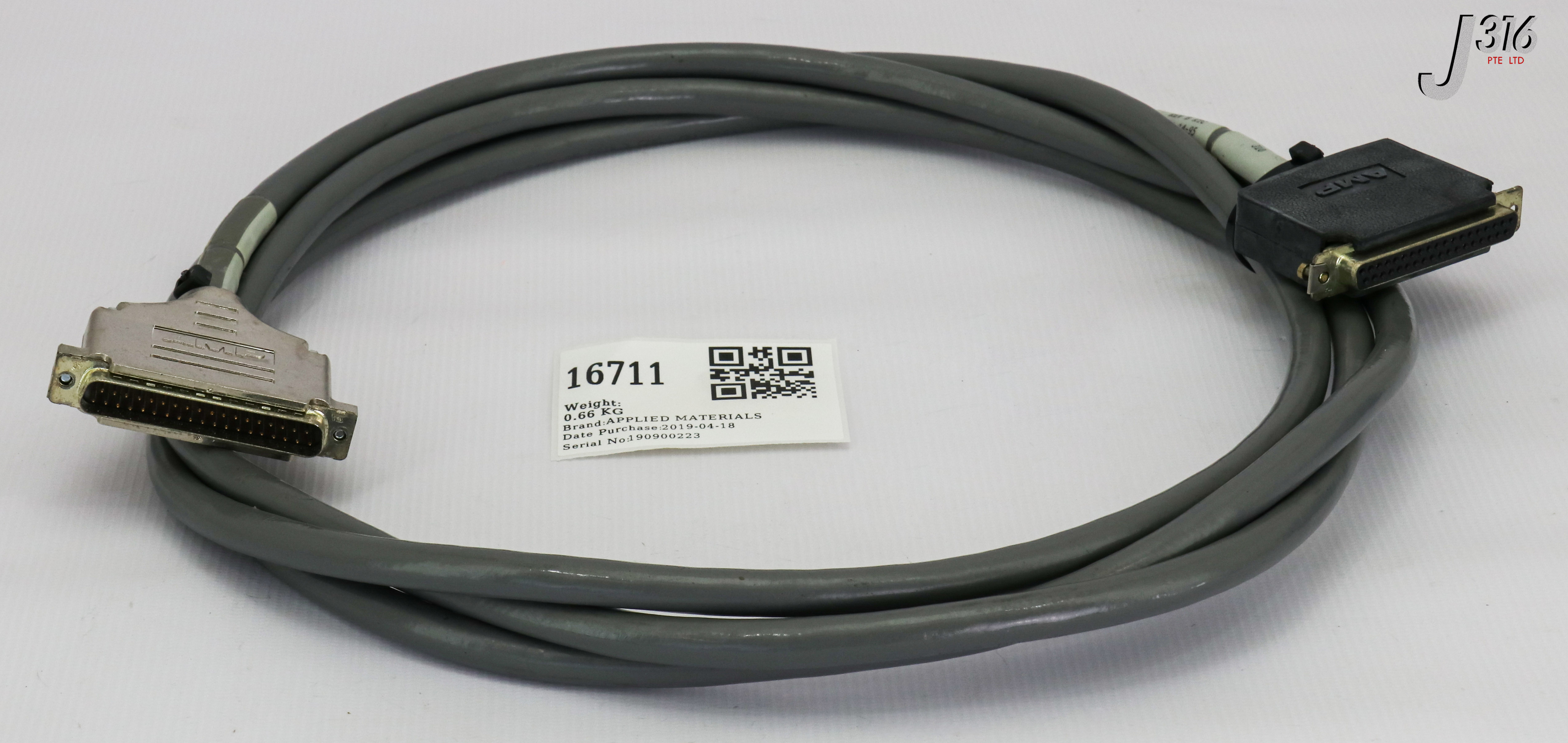 16711 APPLIED MATERIALS CABLE, LIQ SENSE INTERCO, LENGTH: 3M 0150-09605