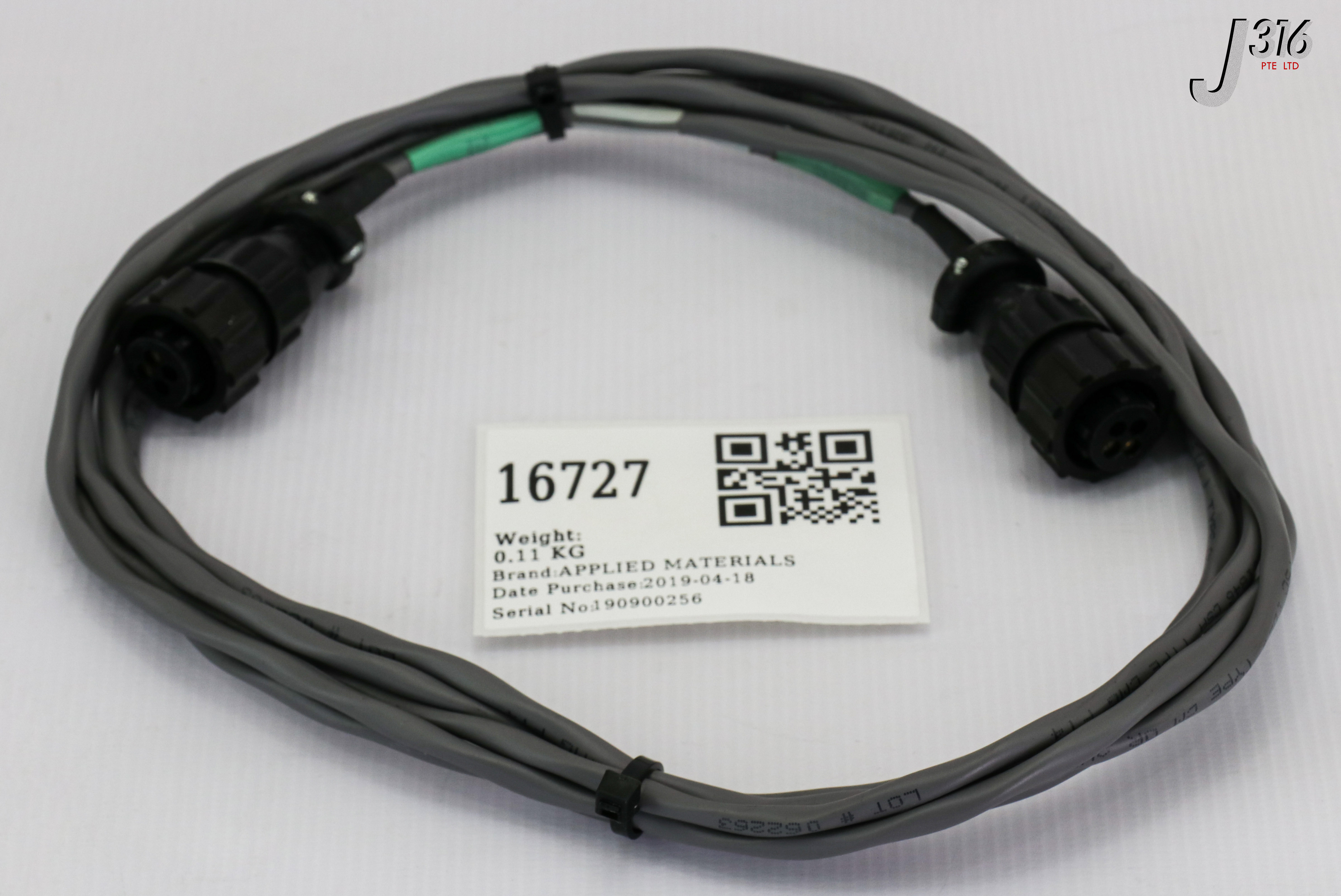 16727 APPLIED MATERIALS CABLE, DC POWER PRI GENRACK TO FINAL GEN 0150-22157