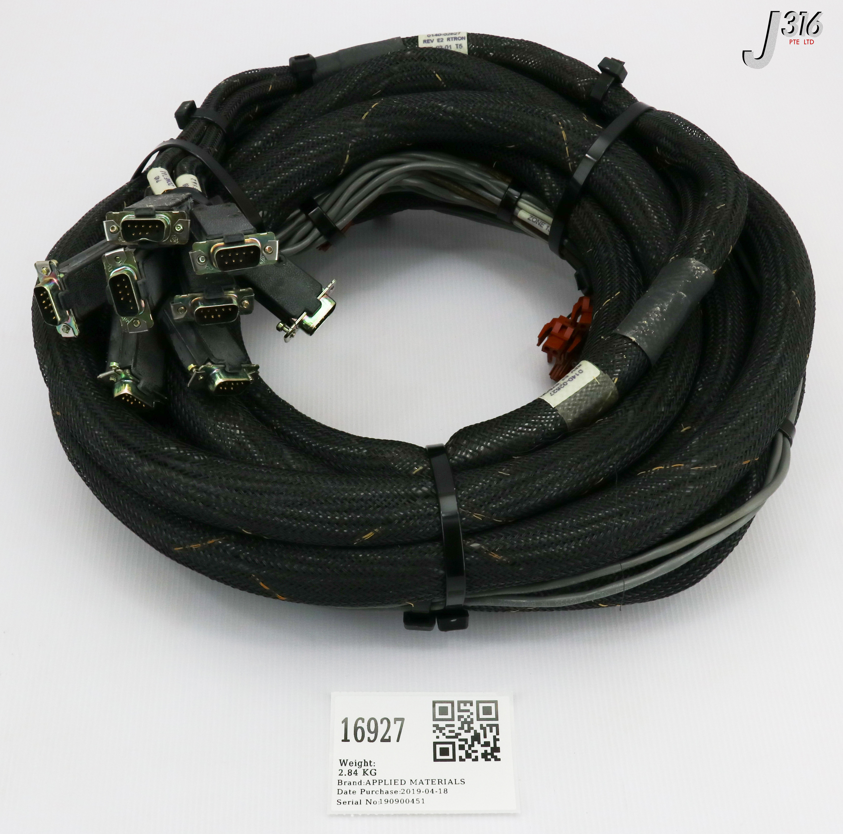 16927 APPLIED MATERIALS HARNESS ASSY, HEATER TEMP INTLK, HIGH-K 0140-02827