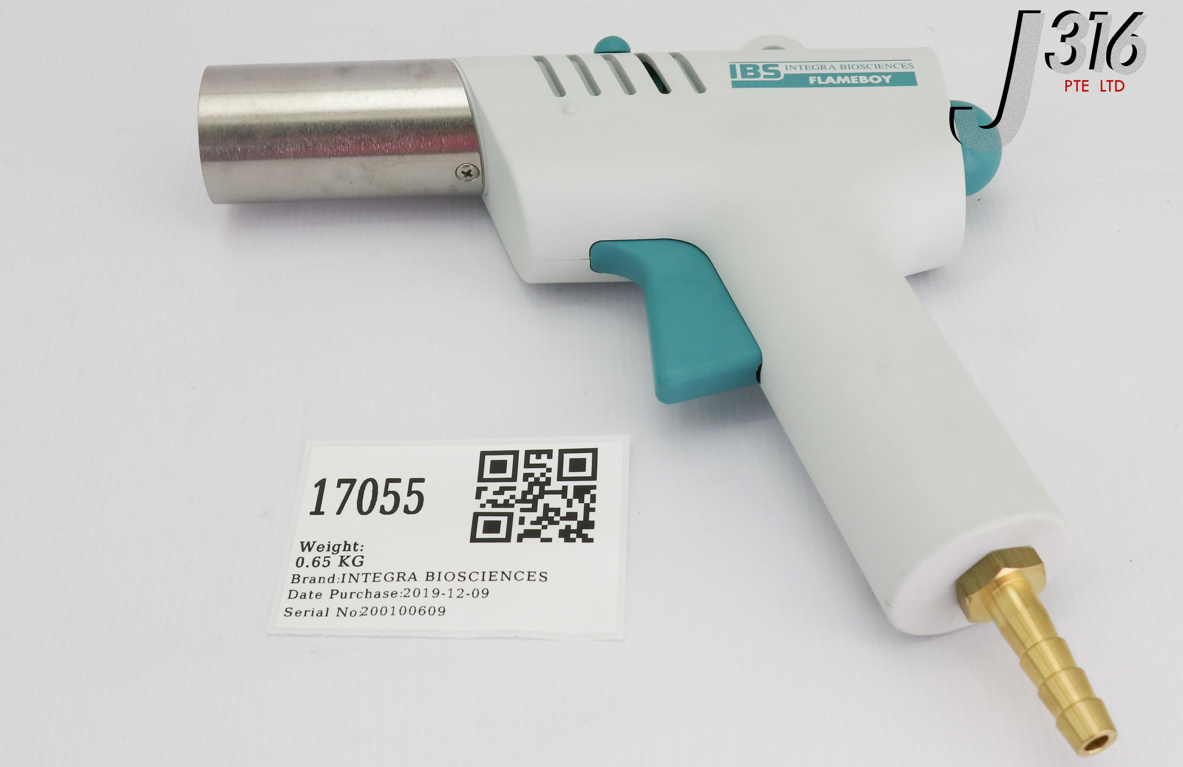 17055 INTEGRA BIOSCIENCES IBS STERILIZING PISTOL HANDHELD BUNSEN BURNER (NEW) FLAMEBOY