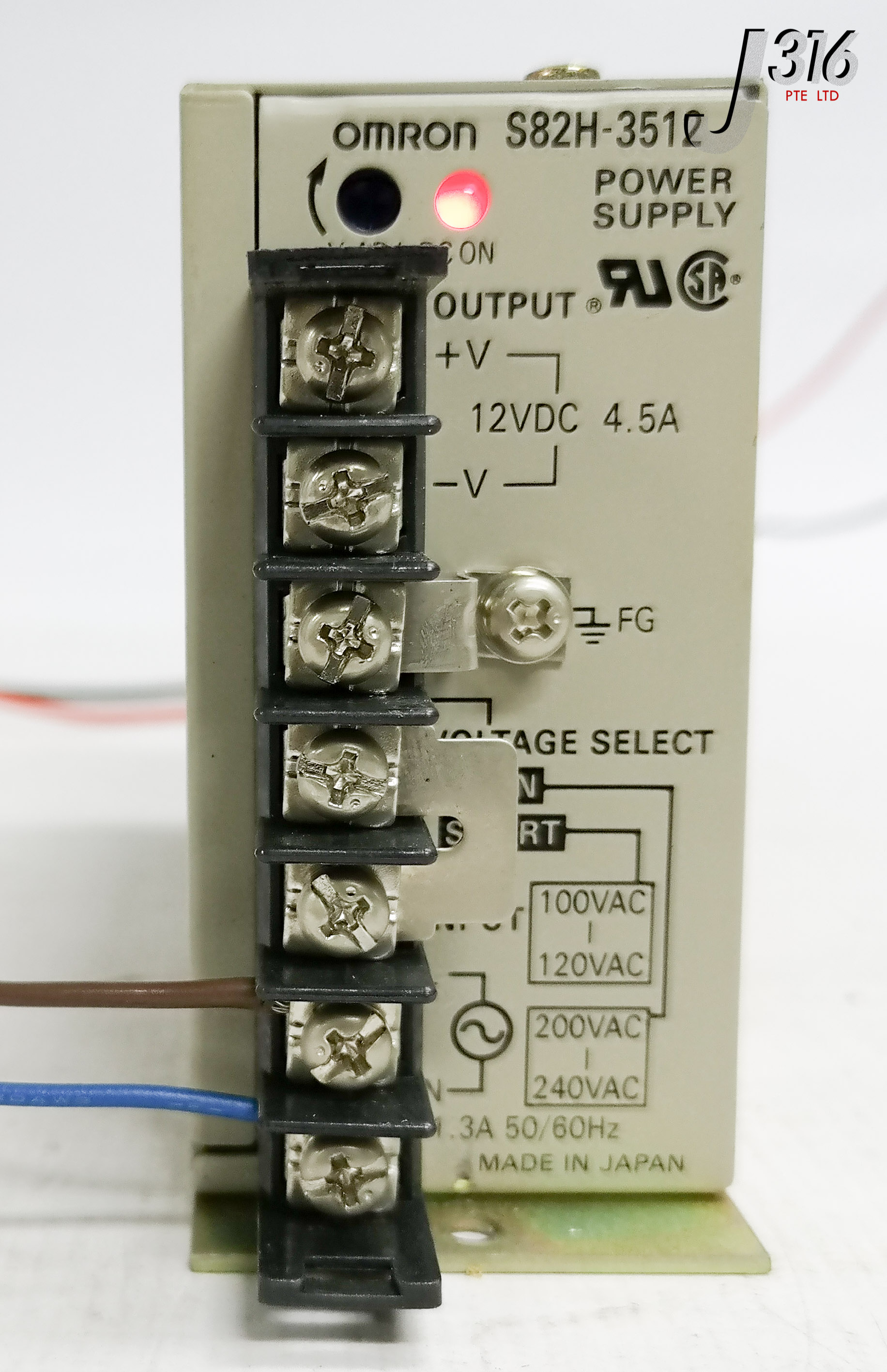 17463 OMRON POWER SUPPLY S82H-3512