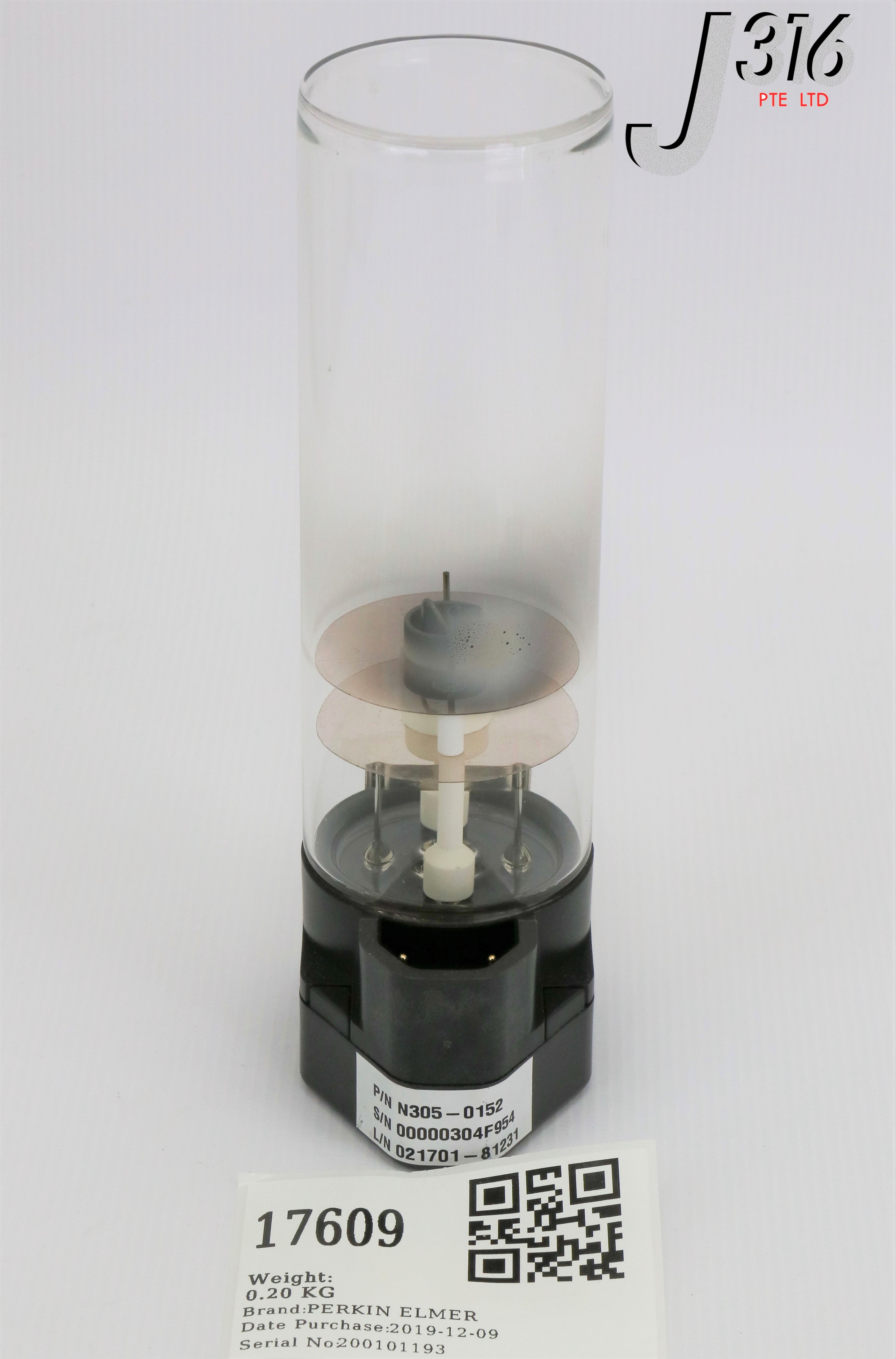 17609 PERKIN ELMER NICKEL (NI) LUMINA HOLLOW CATHODE LAMP N305-0152