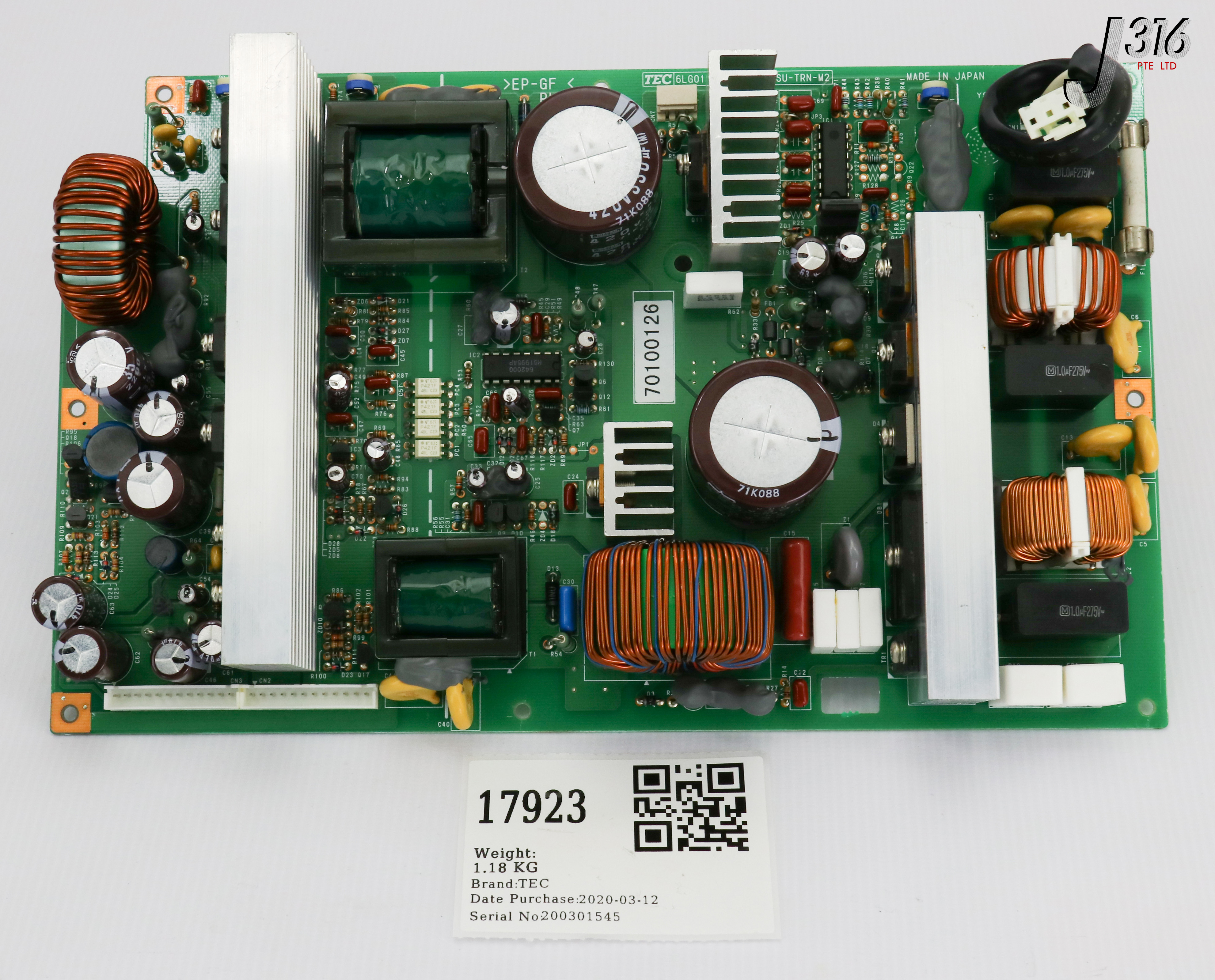 17923 TEC PCB, PWB-PSU-TRN-M2 6LG01991000