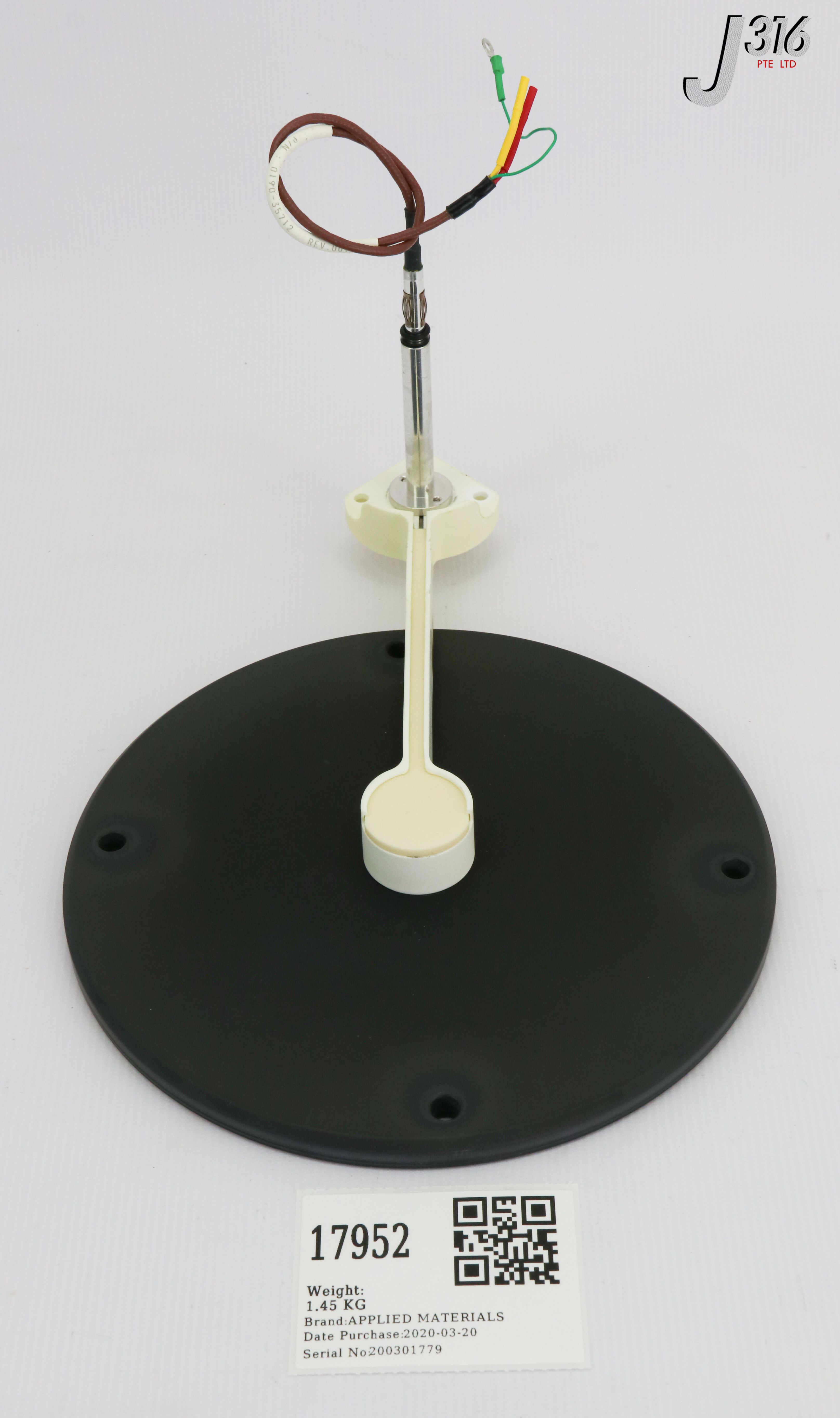 17952 APPLIED MATERIALS PLASMA CHUCK ASSY W/O BELLOW, 0190-35712 0190-35271