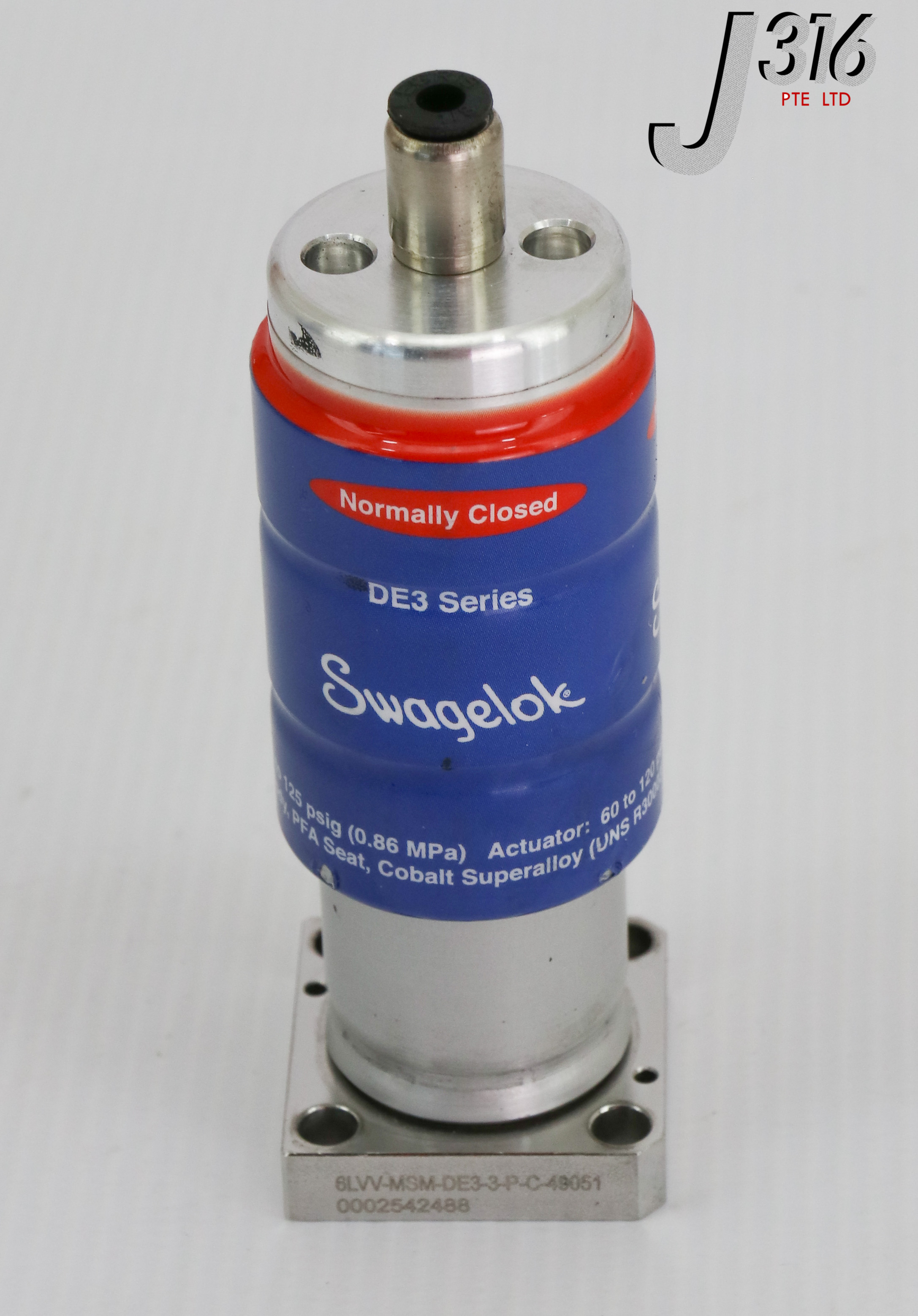 18641 SWAGELOK DE3 SERIES DIAPHRAGM VALVE 6LVV-MSM-DE3-3-P-C-49051 ...