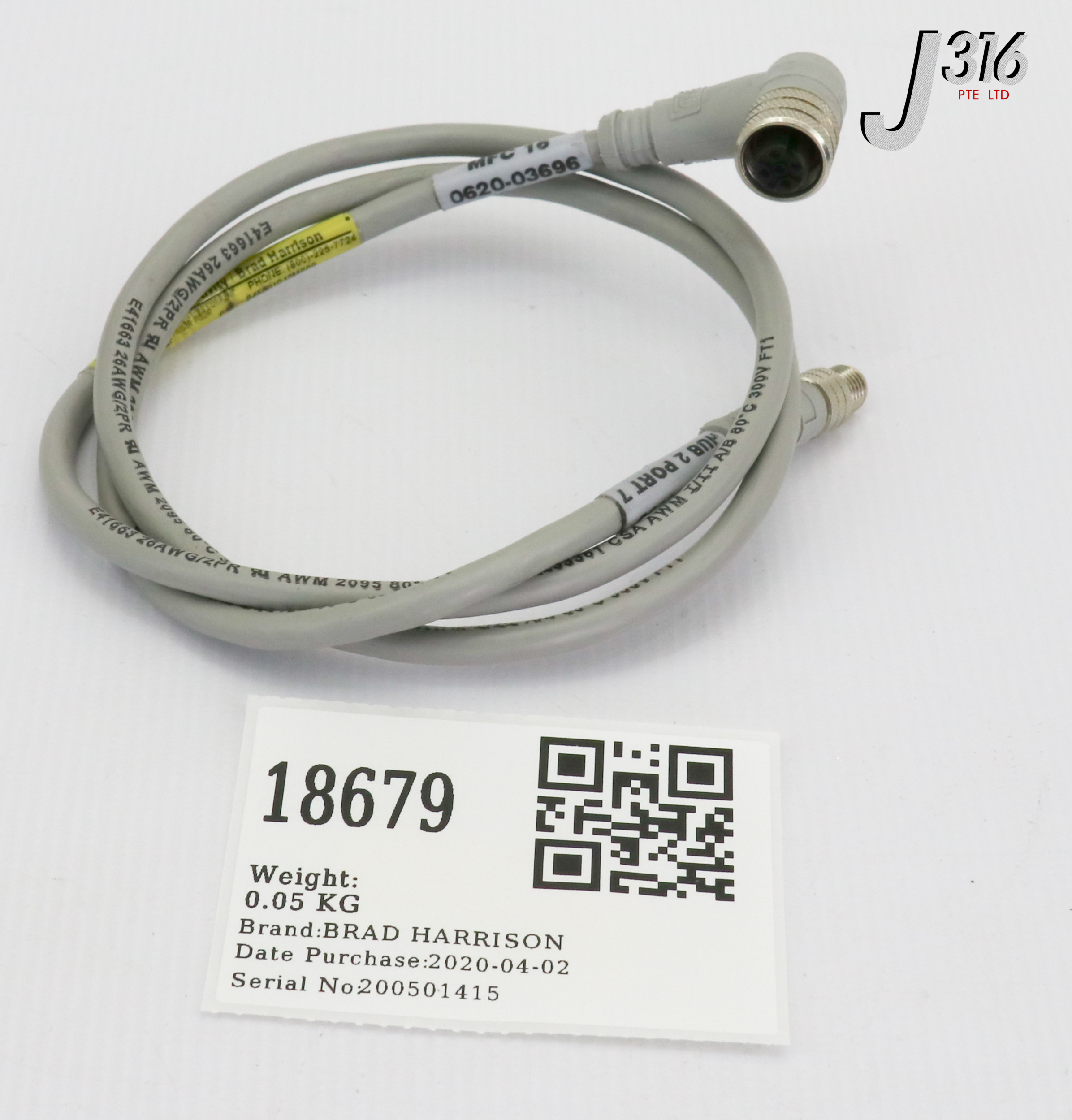 18688 OEM CABLE ASSY 3.1M 05-25-00855 