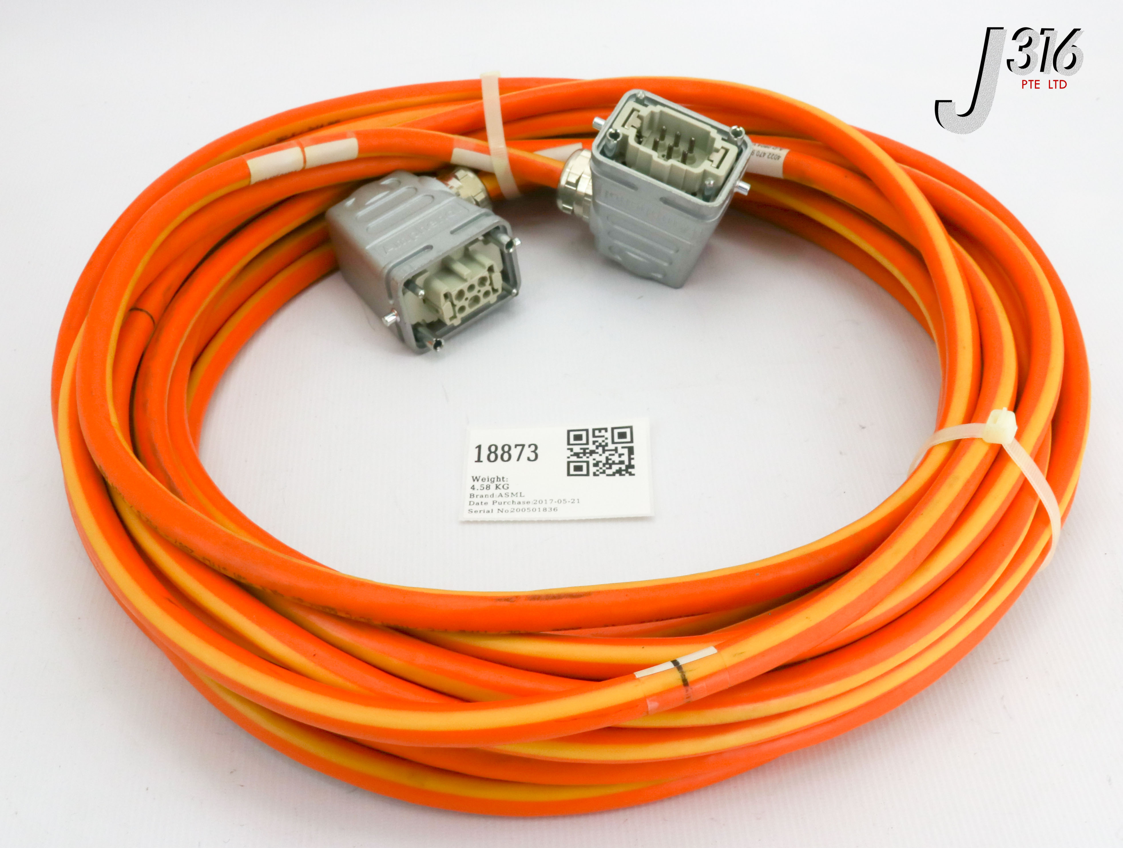 18873 ASML CABLE ASSY, MSDU-X60, EMCB-X50, 14M 4022.470.94493