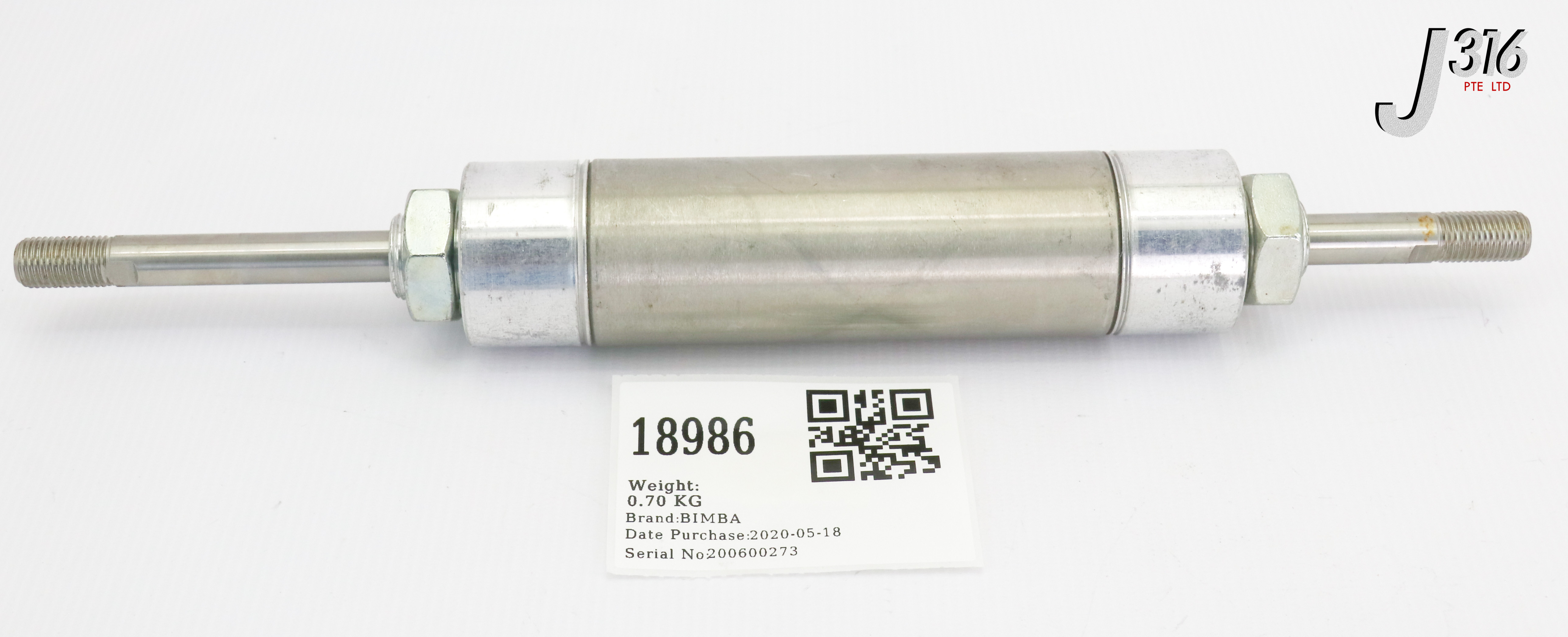 18986 BIMBA PNEUMATIC CYCLINDER 173-DXDE