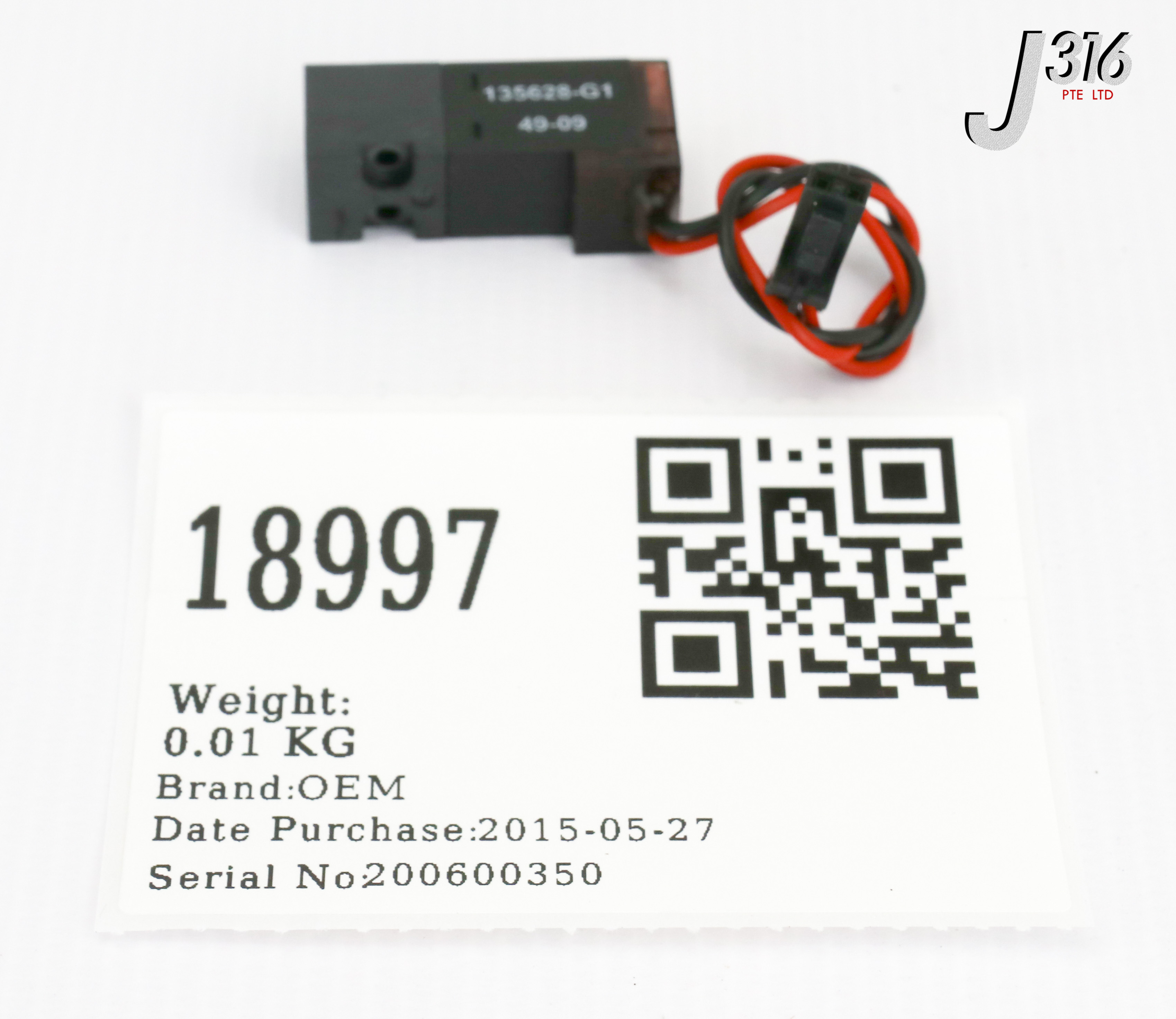 18997 OEM SOLENOID VALVE 135628-G1