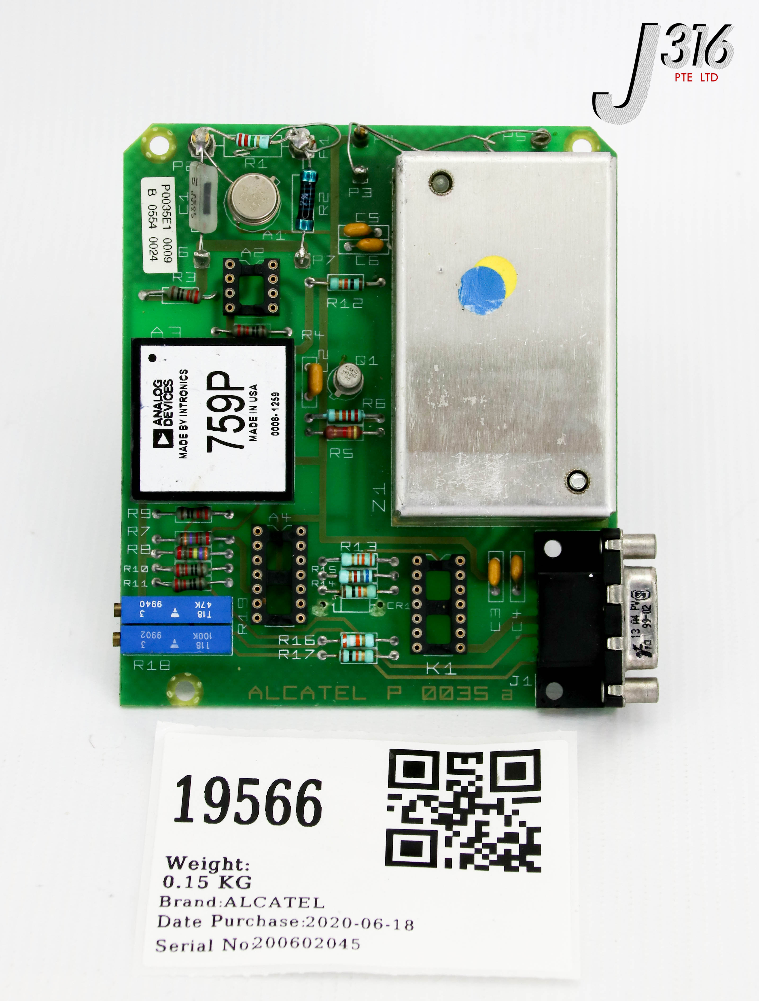 19566 ALCATEL PCB ASSY, P 0035 P0035E1