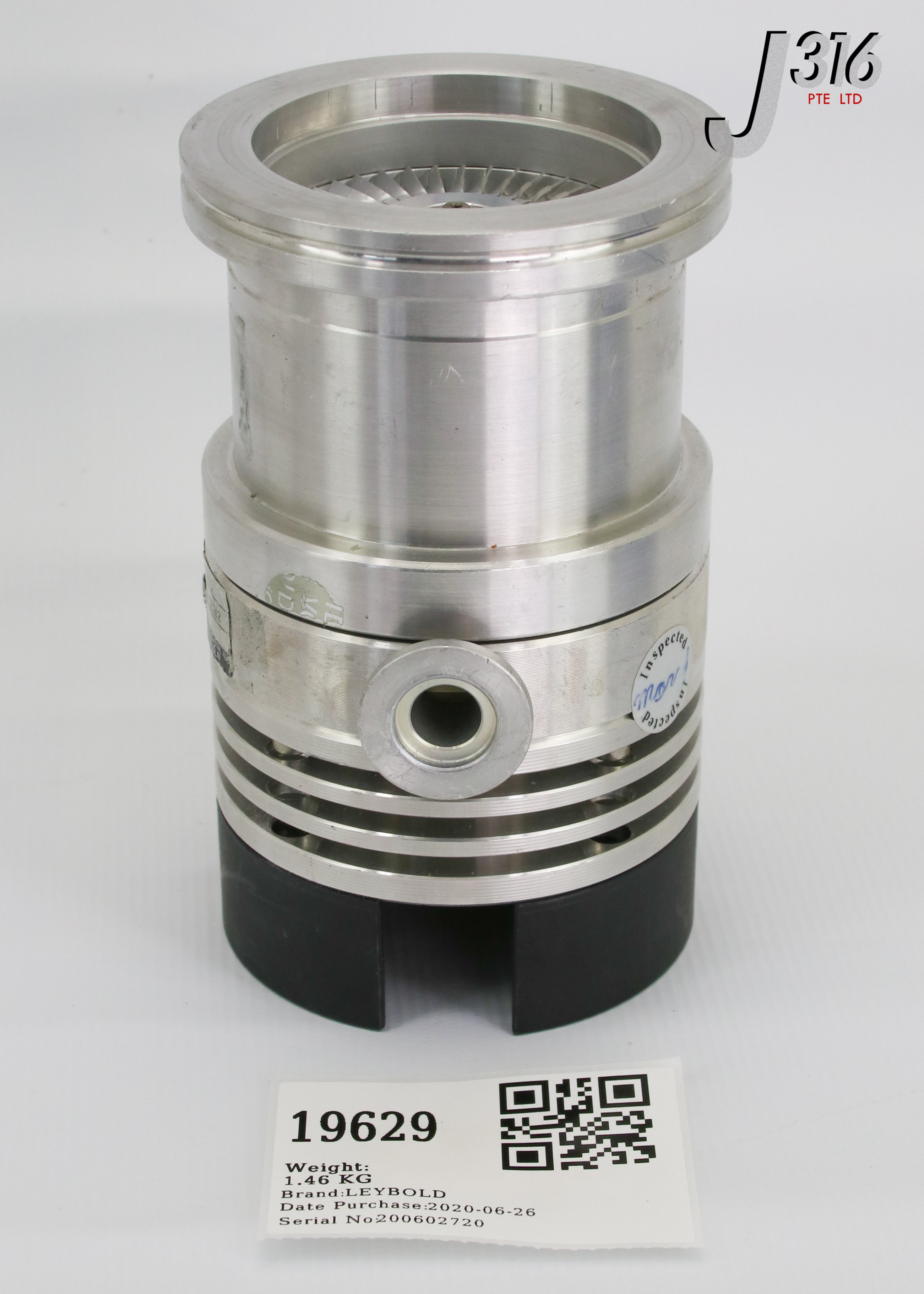 19629 LEYBOLD TURBOMOLECULAR VACUUM PUMP ISO, 85401 TURBOVAC 50