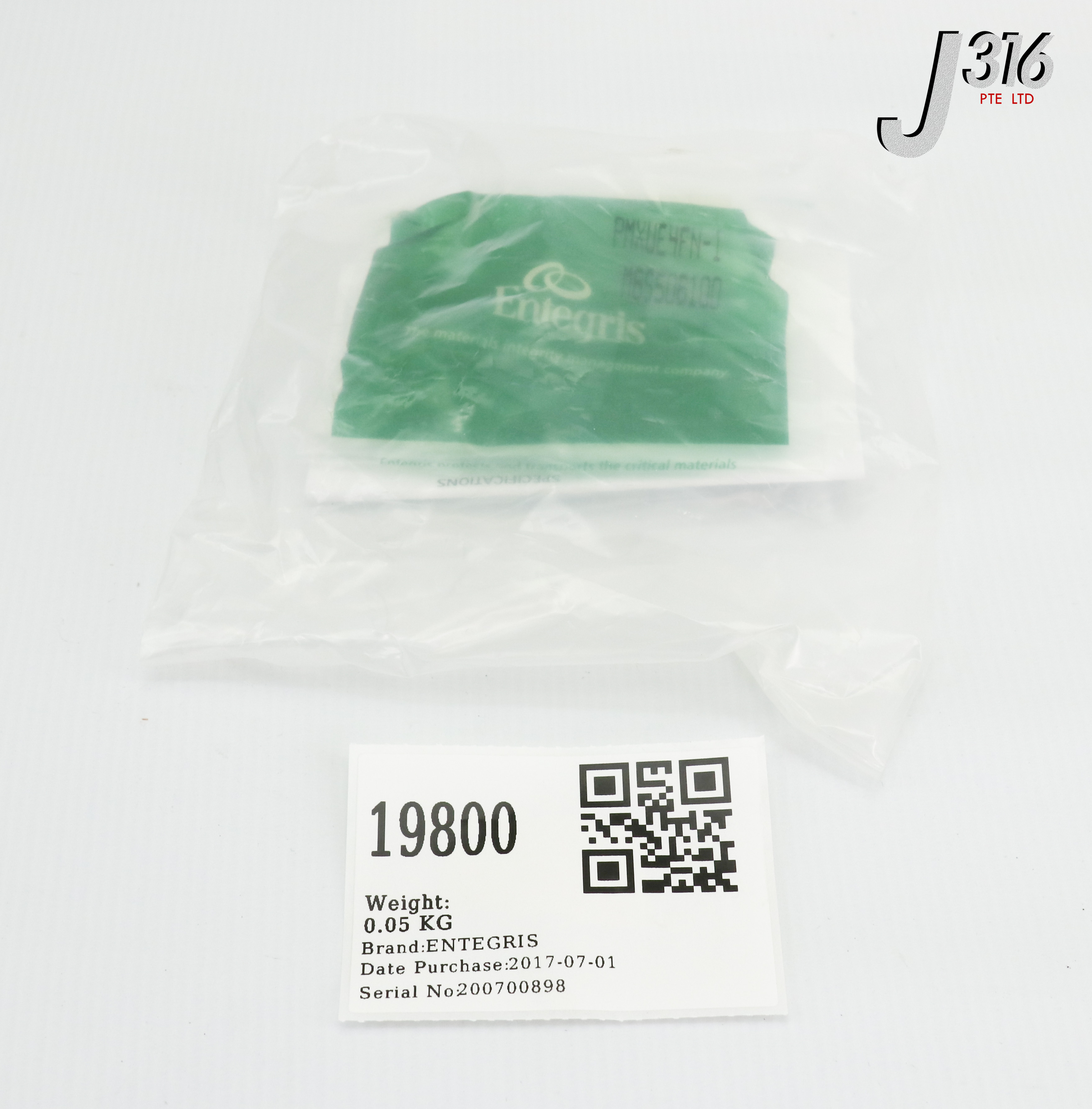 19800 ENTEGRIS FLARETEK ELBOW UNION, 1/4" X 1/4", 2313811-00 (NEW) PMXUE4FN-1