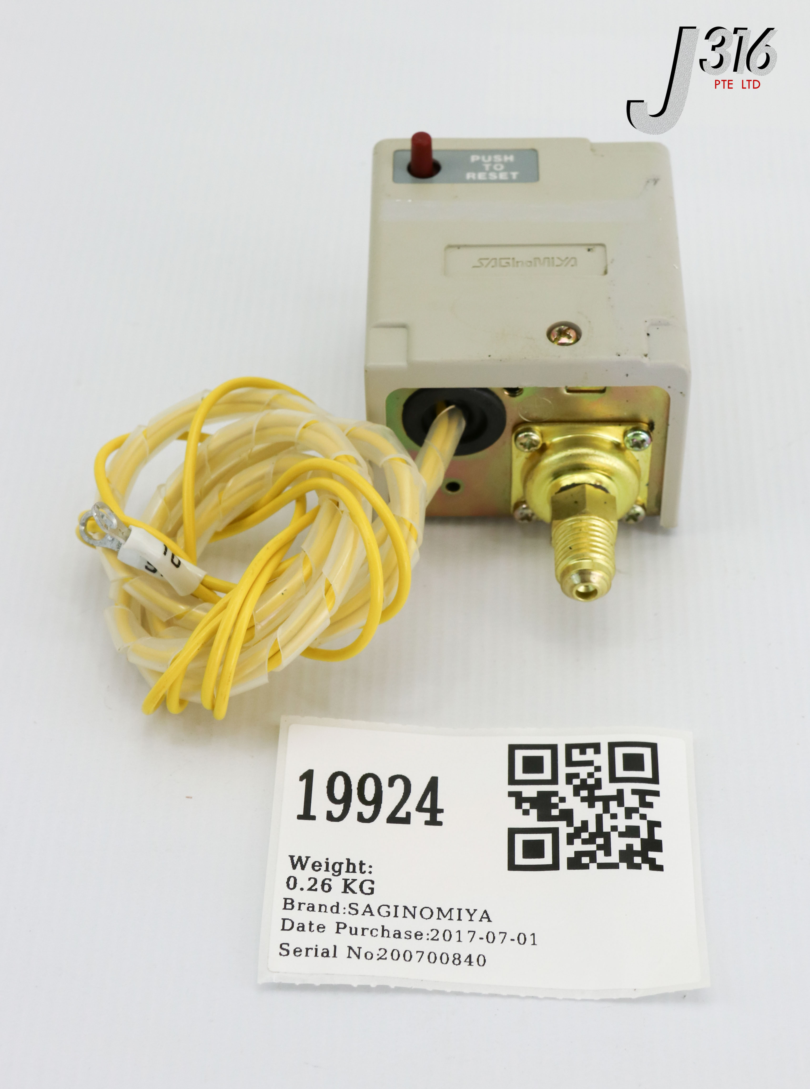 19924 SAGINOMIYA PRESSURE SWITCH CONTROL HNS-C130M1