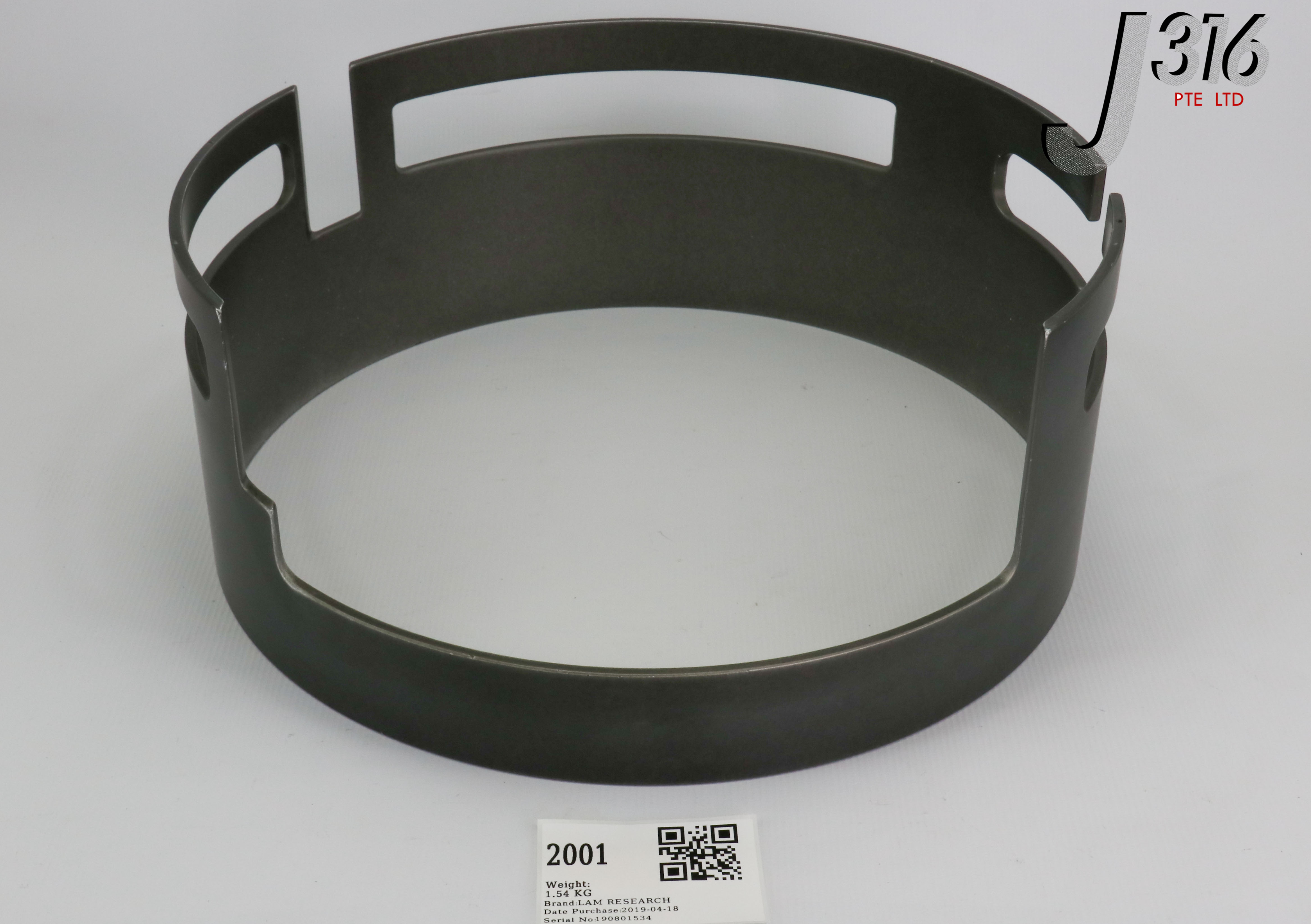 2001 LAM RESEARCH LINER, CHAMBER REANODIZED, 9600PTX 715-330825-007
