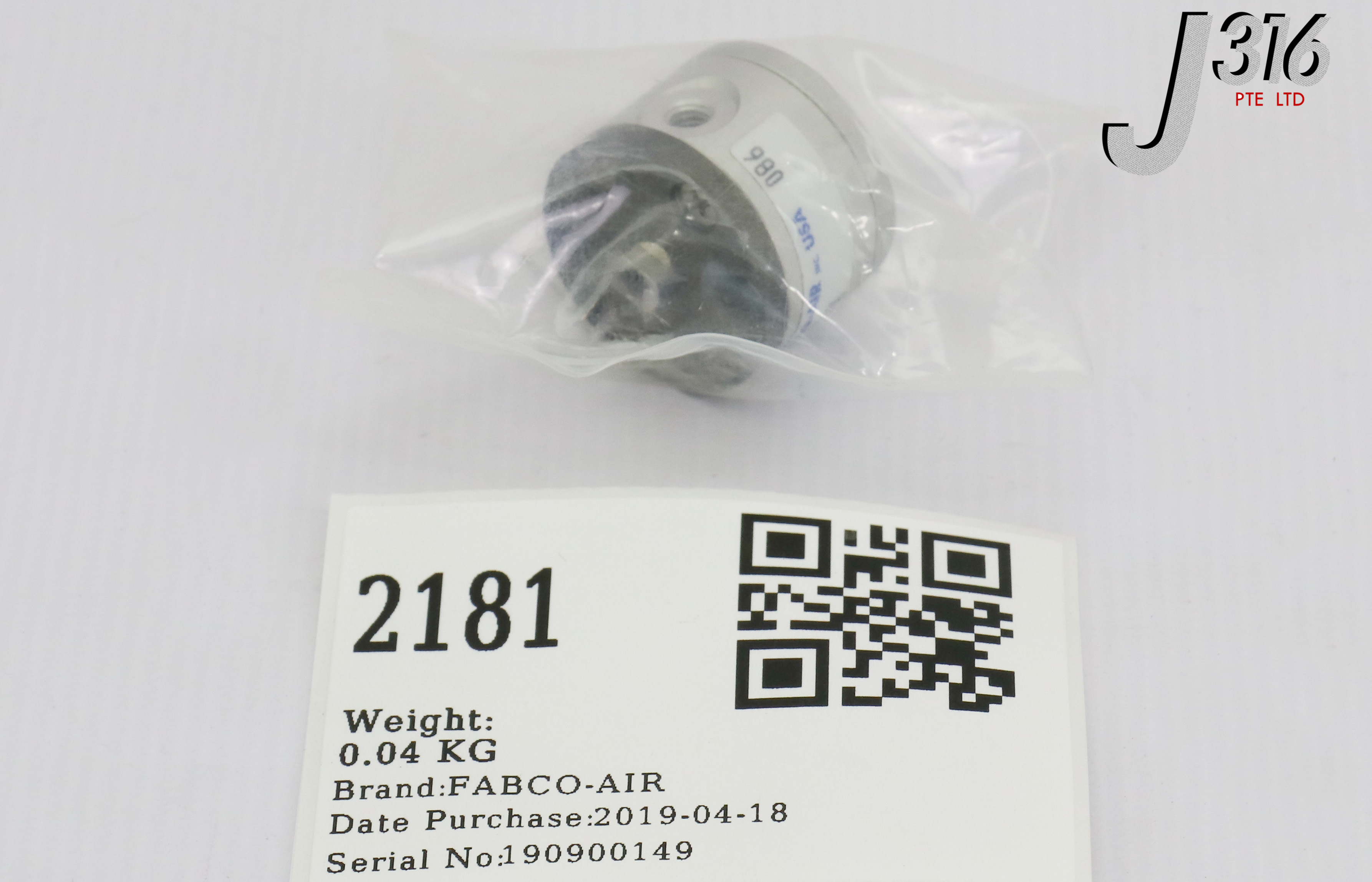 2181 FABCO-AIR PANCAKE CYLINDER (NEW) C-5-X