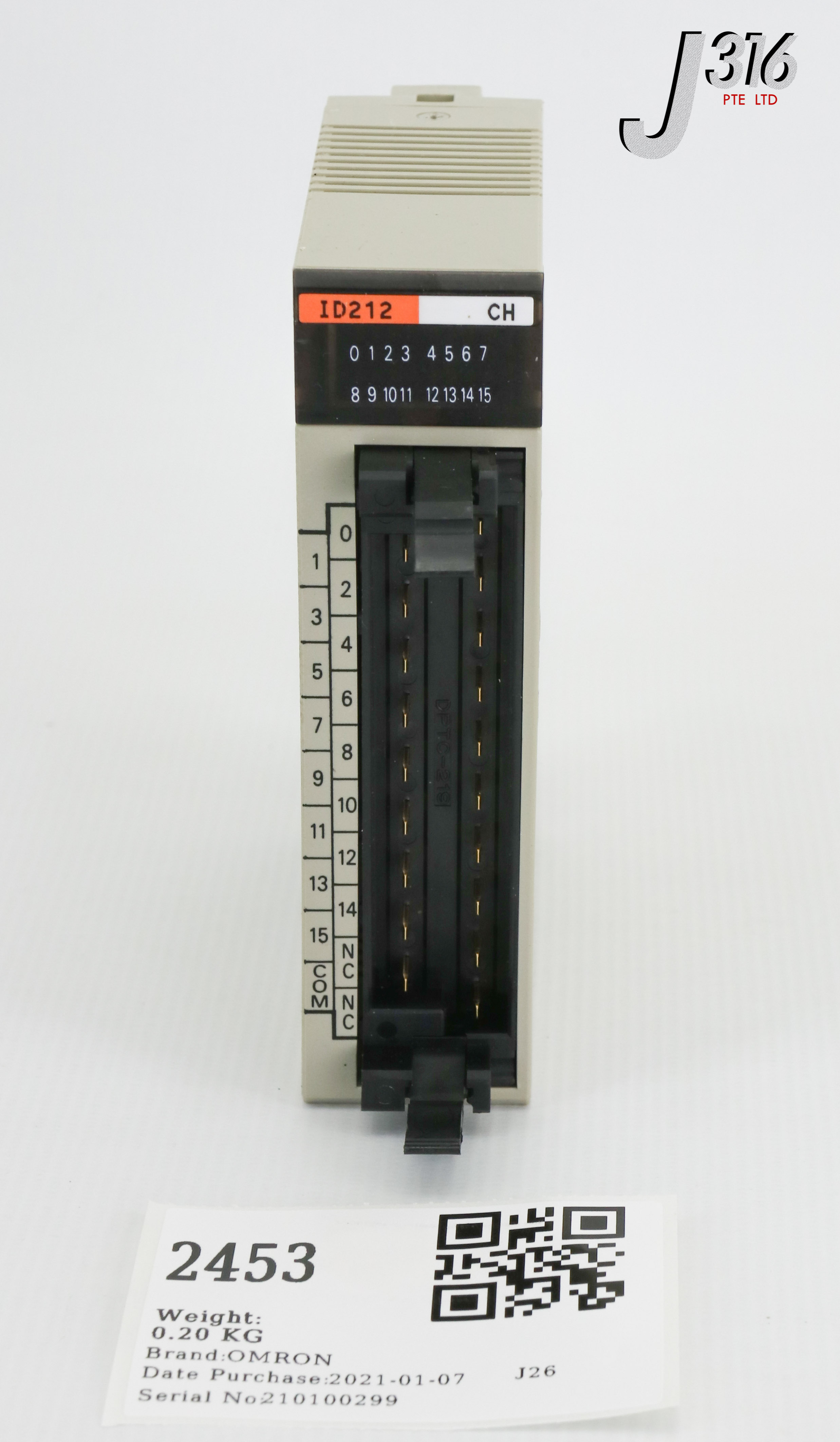2453 OMRON INPUT UNIT C200H-ID212